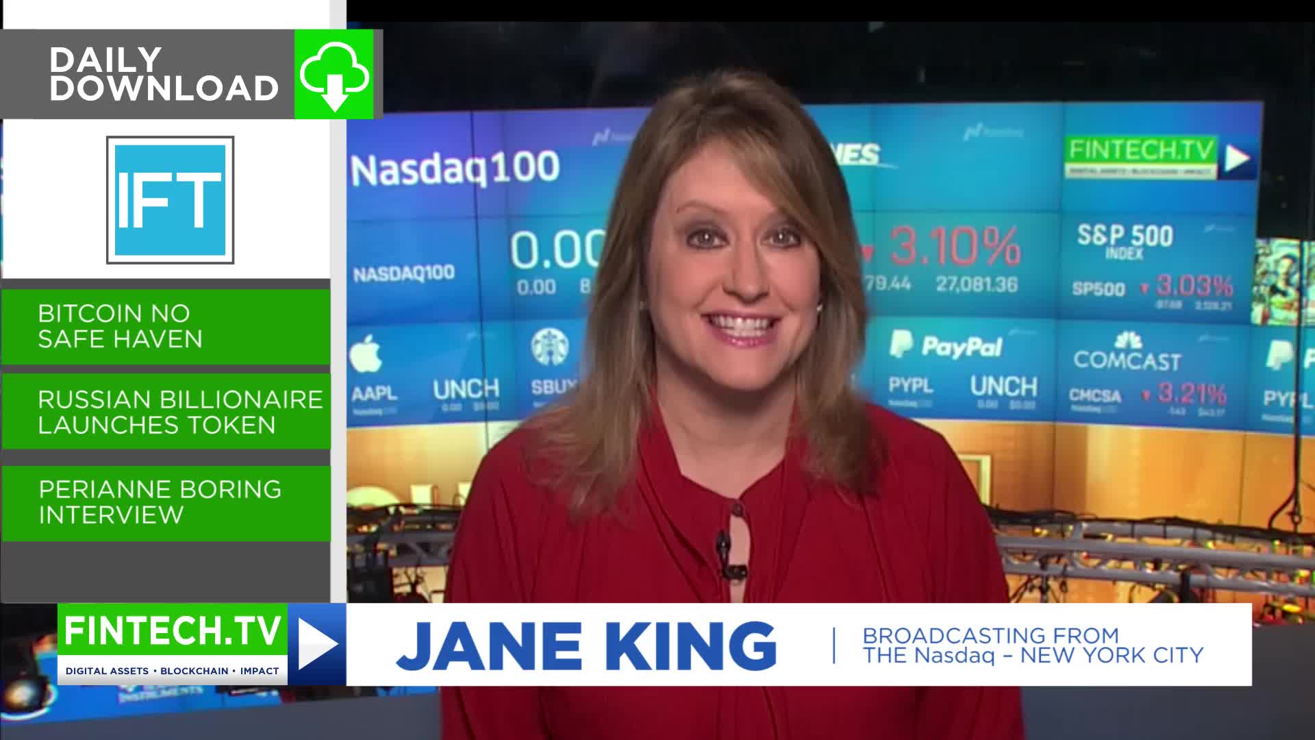Daily Download: Bitcoin Falls, Metals Token, Perianne Boring