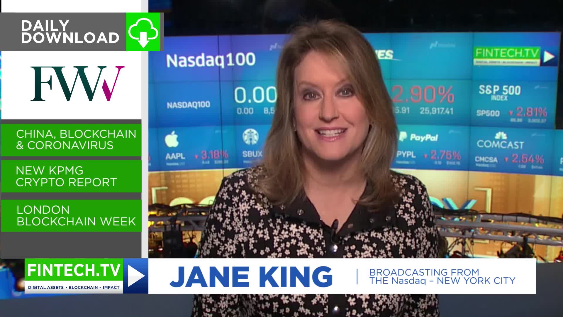 Daily Download: China, Blockchain & Coronavirus, New Kpmg Crypto Report And London Blockchain Week