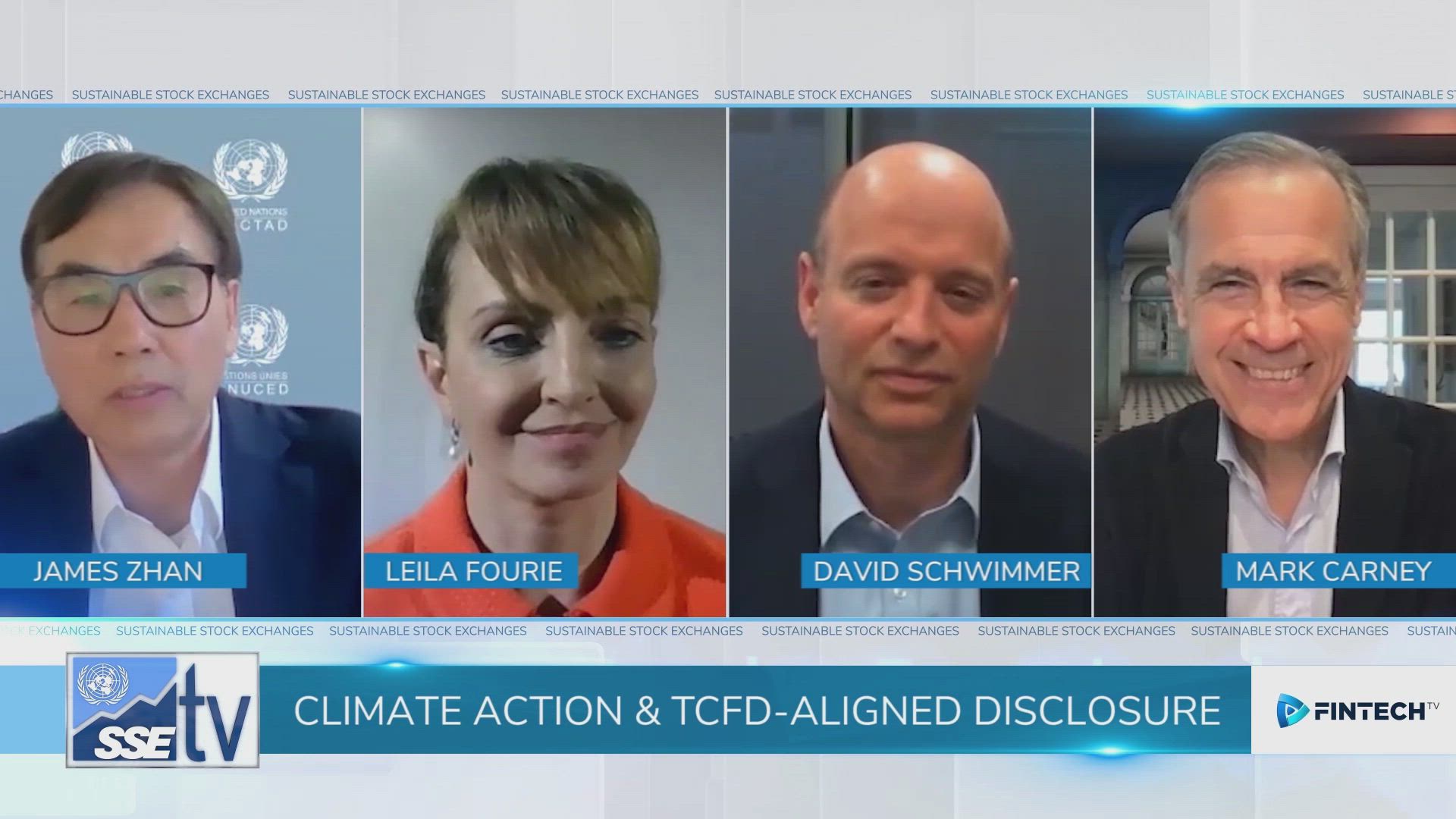 SSE Climate Disclosure Model Guidance Launch with James Zhan, Leila Fourie, David Schwimmer, and Mark Carney