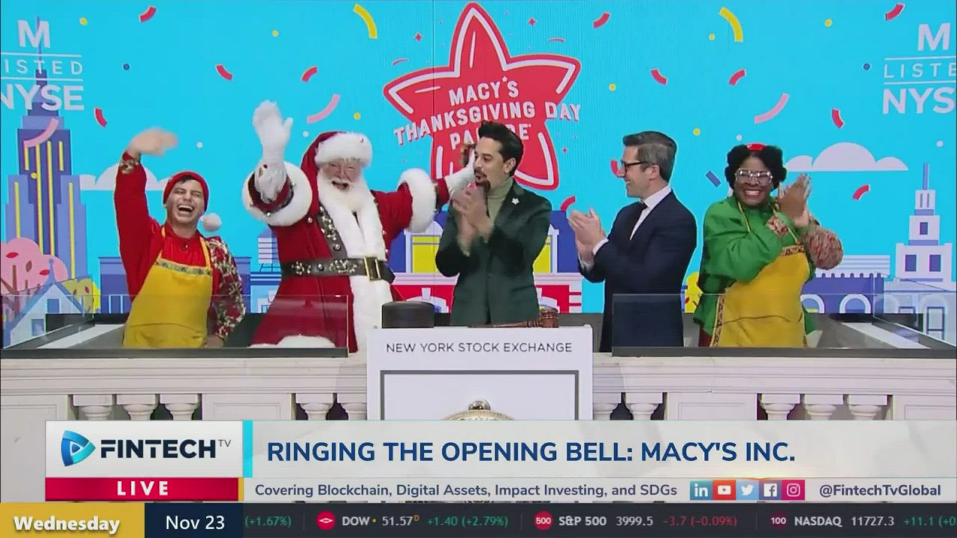 Macy’s Inc. (NYSE: M) Rings The Opening Bell