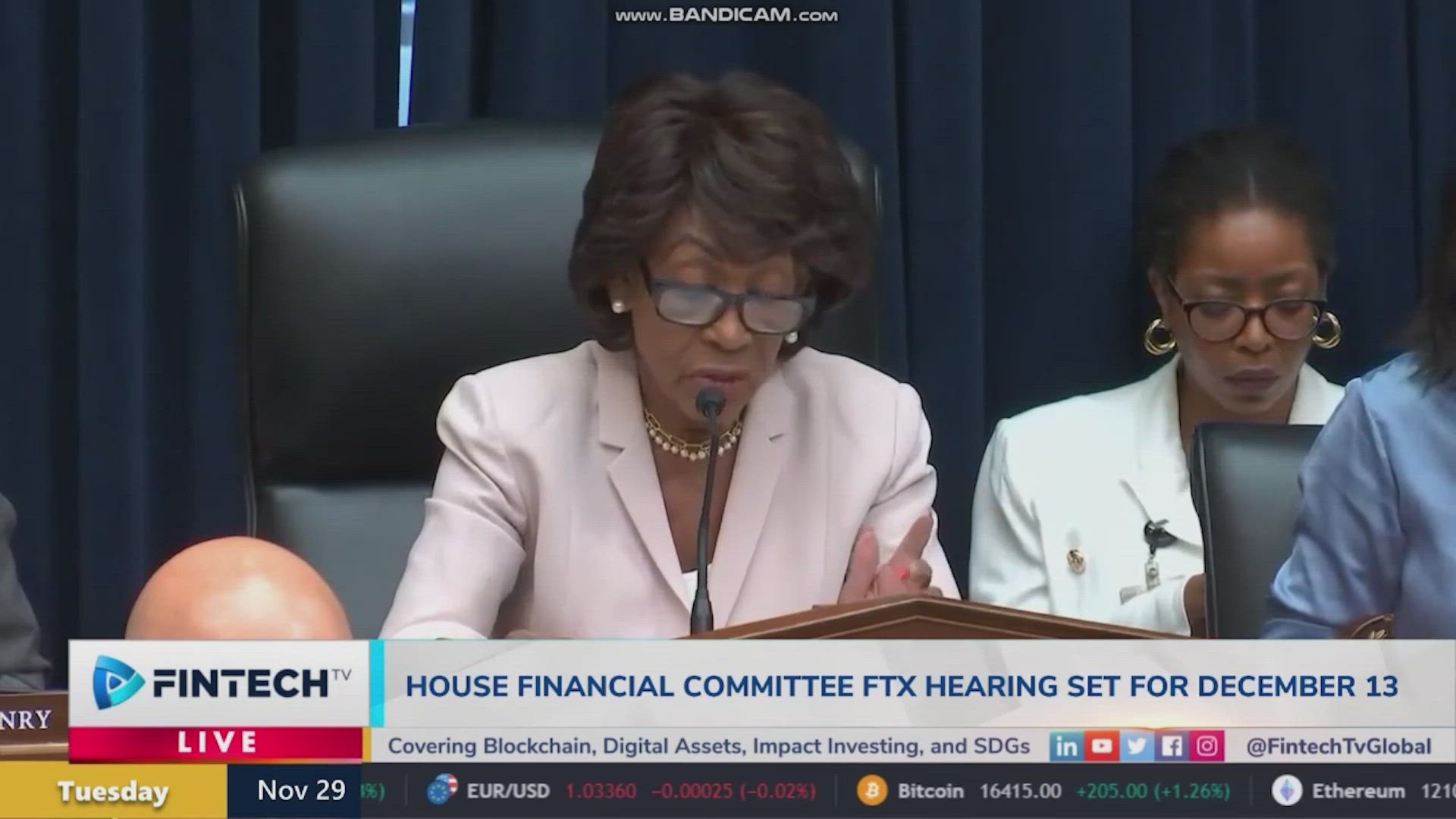Watch the House Financial Committee FTX Hearing on Dec 13!