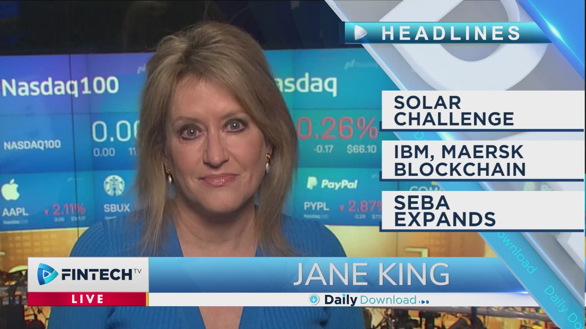 Solar Challenge, IBM Maersk Blockchain, SEBA Expands