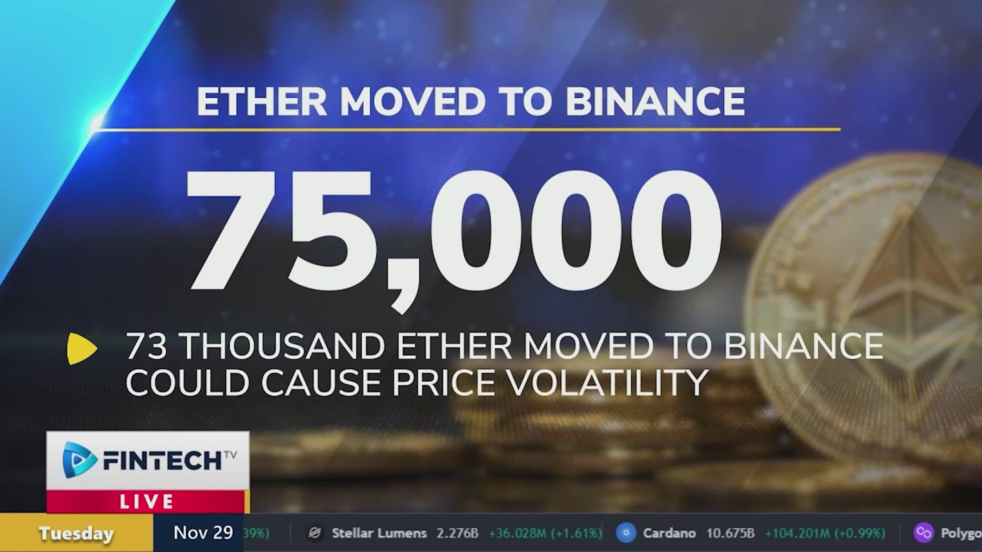 Ether Moved To Binance