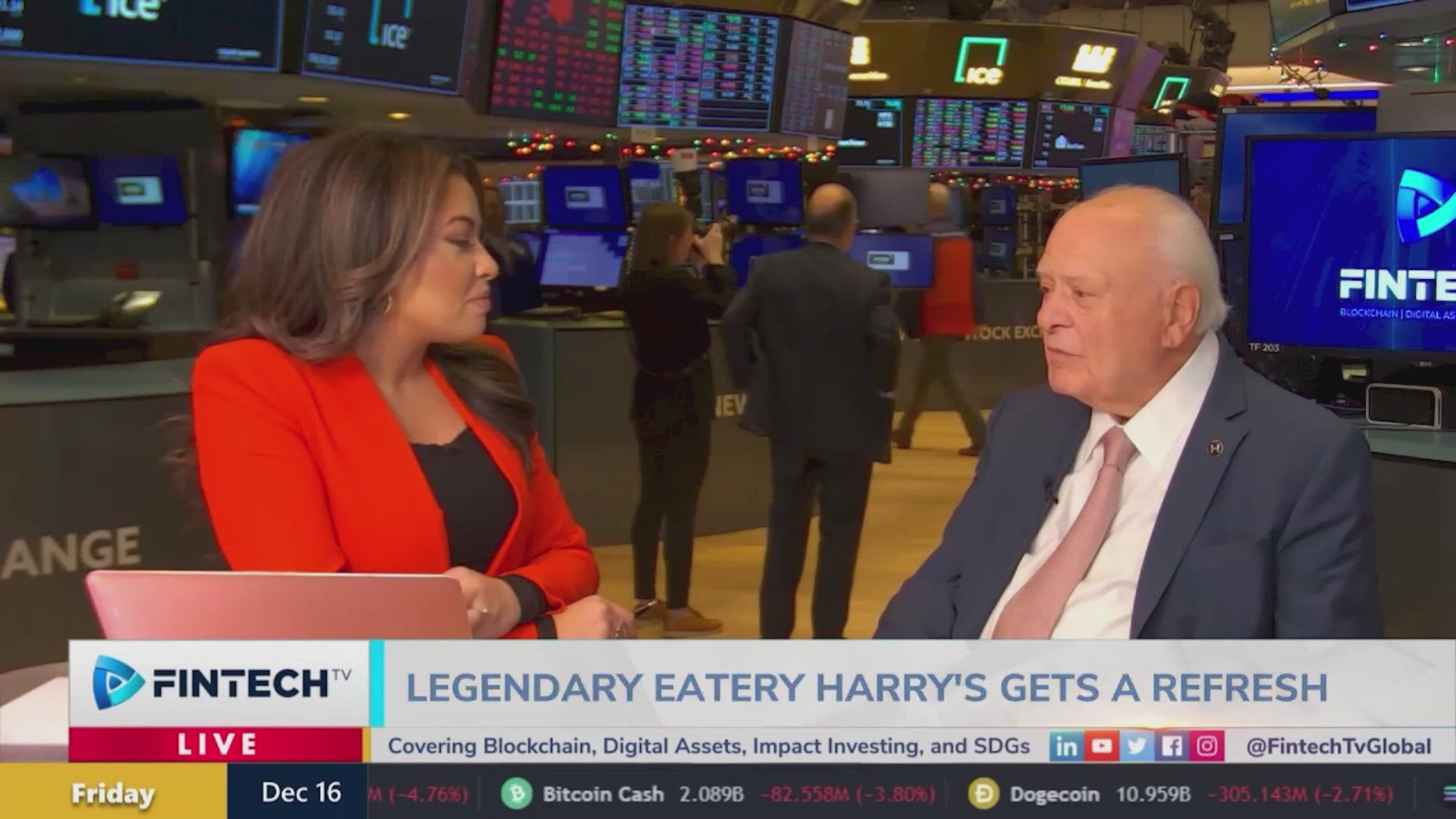 Harry Poulakakos Rings The NYSE Opening Bell