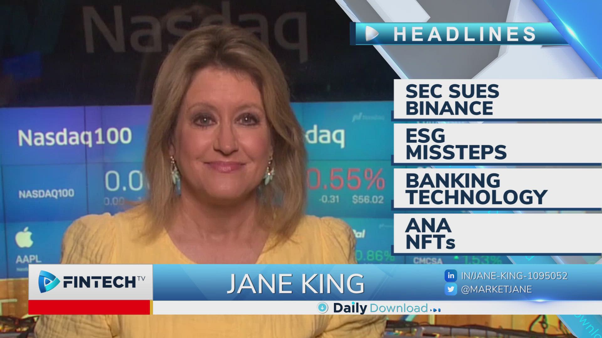 Headlines: SEC vs. Binance, ESG Goldman debate & Airline launches NFTs