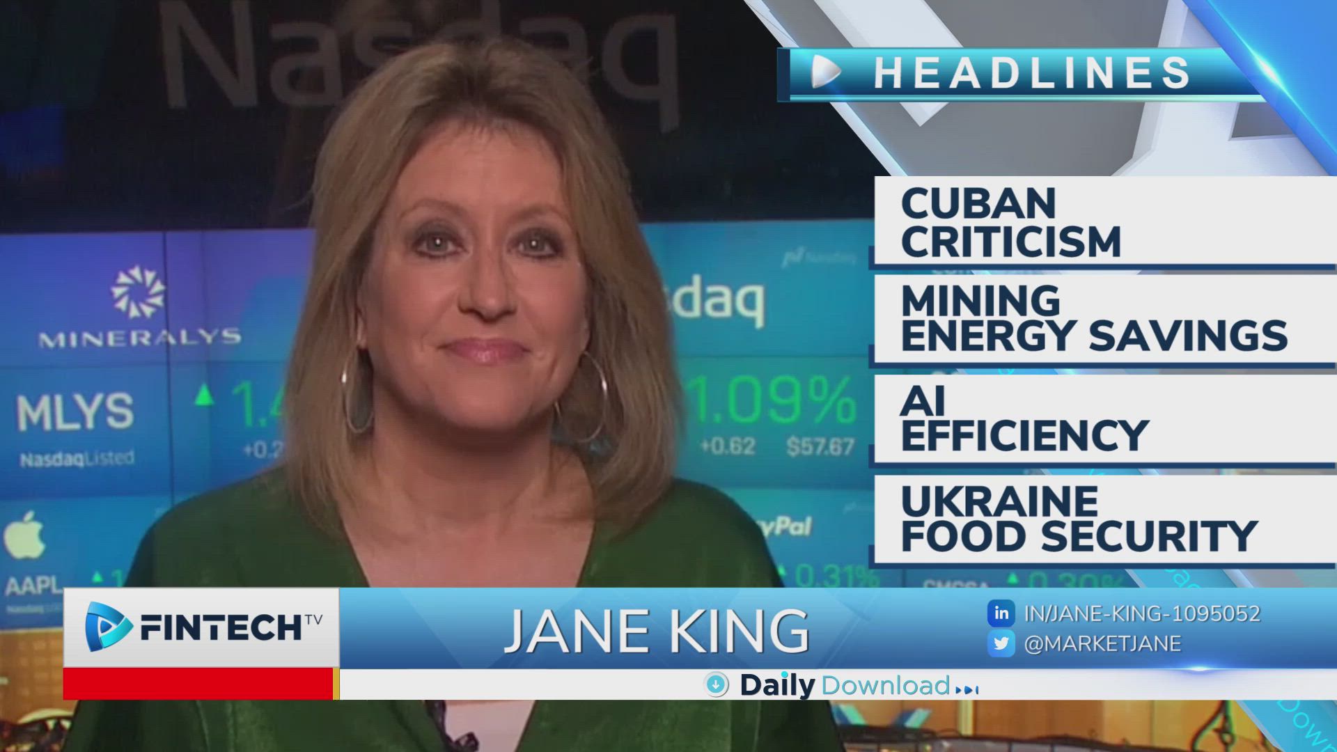 Mark Cuban takes on the SEC, crypto mining energy savings and AI is good for the stock market