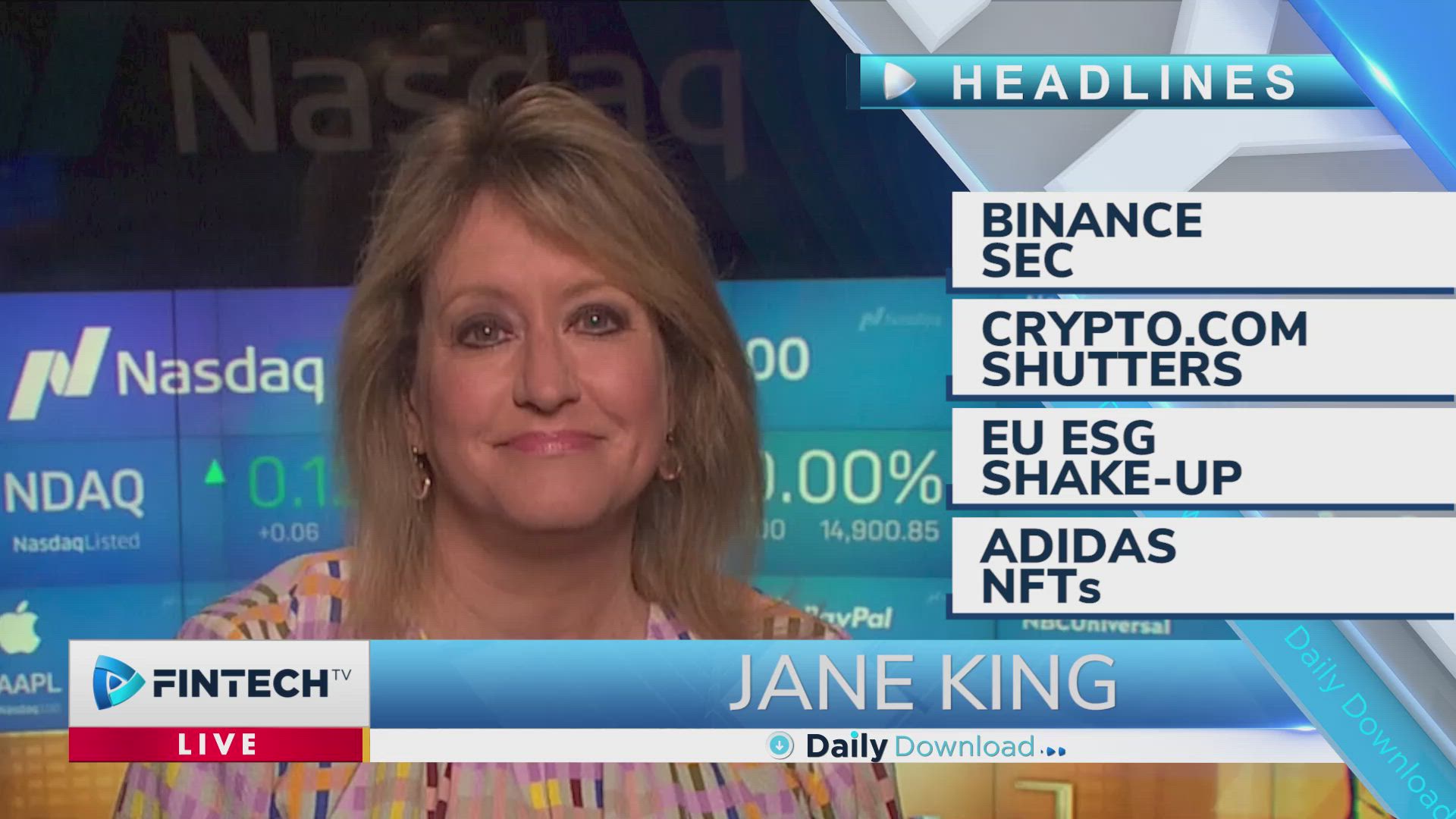 Binance SEC, Crypto.com shutters, EU ESG shake up, Adidas NFT