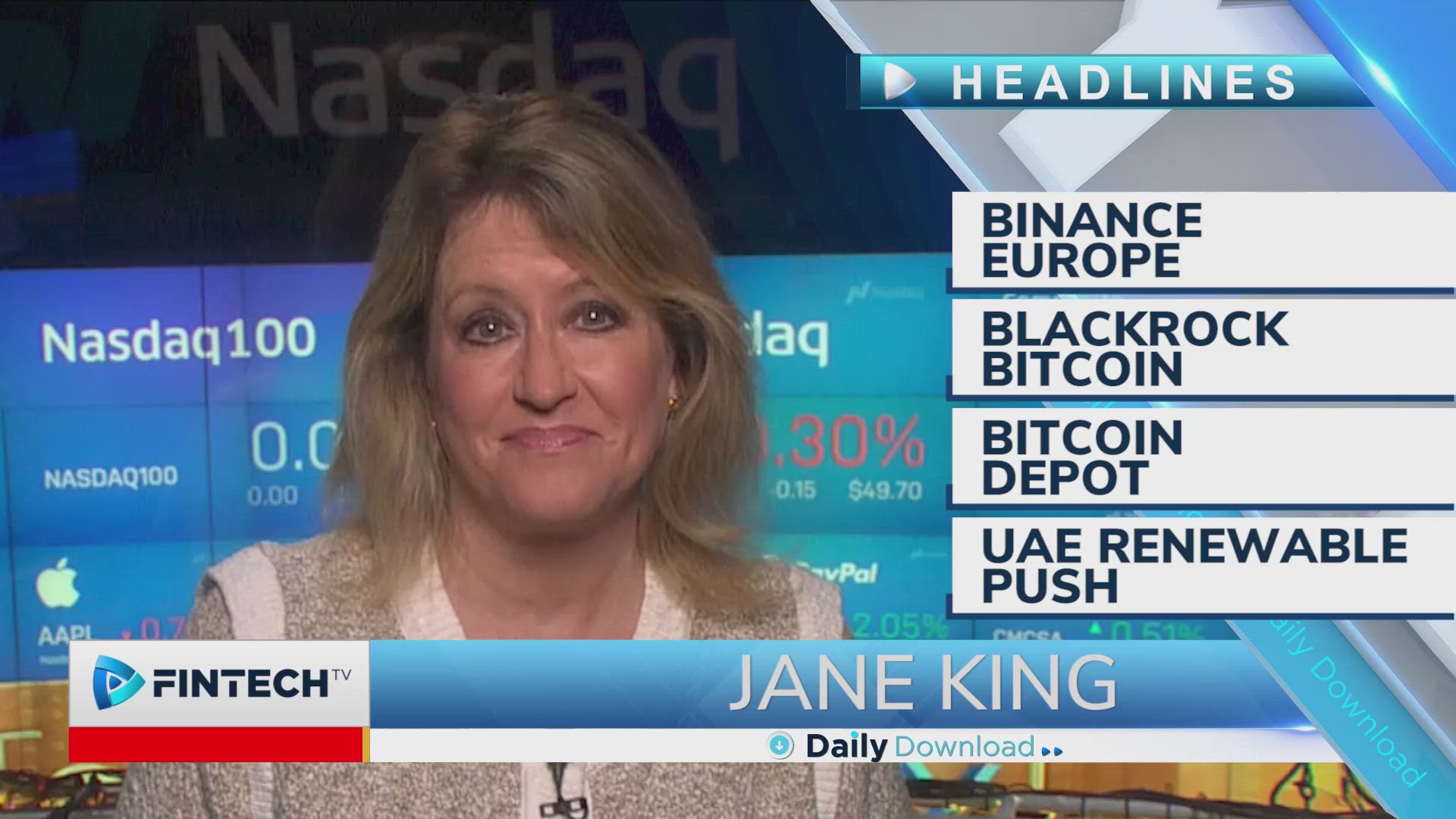 Binance Europe, BlackRock Bitcoin, Bitcoin Depot, UAE renewable push