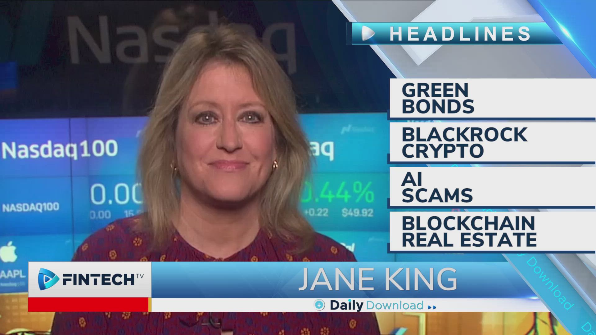 Green bonds, BlackRock crypto, AI scams, Blockchain real estate