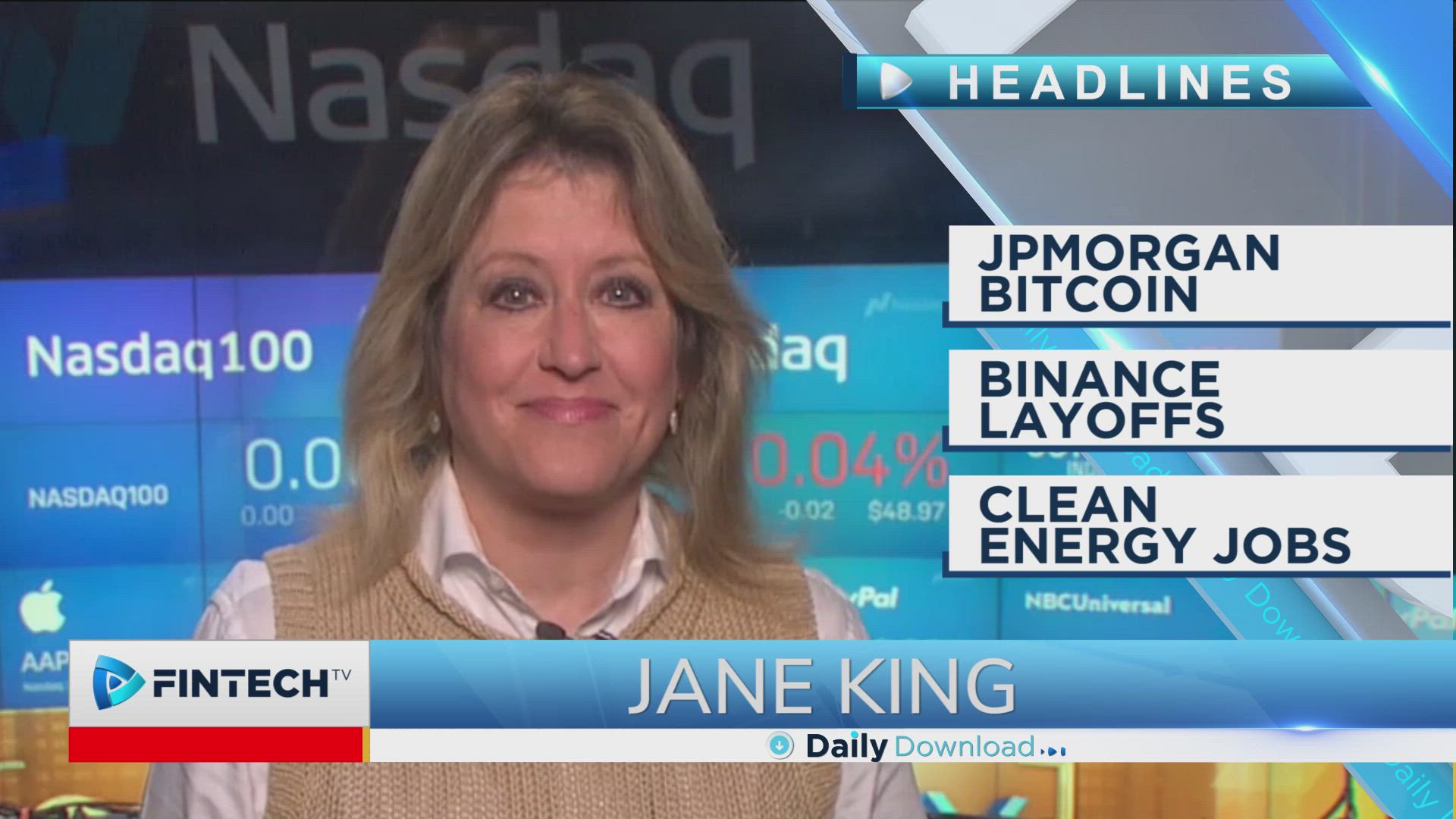 JPMorgan Bitcoin, Binance layoffs, Clean Energy jobs
