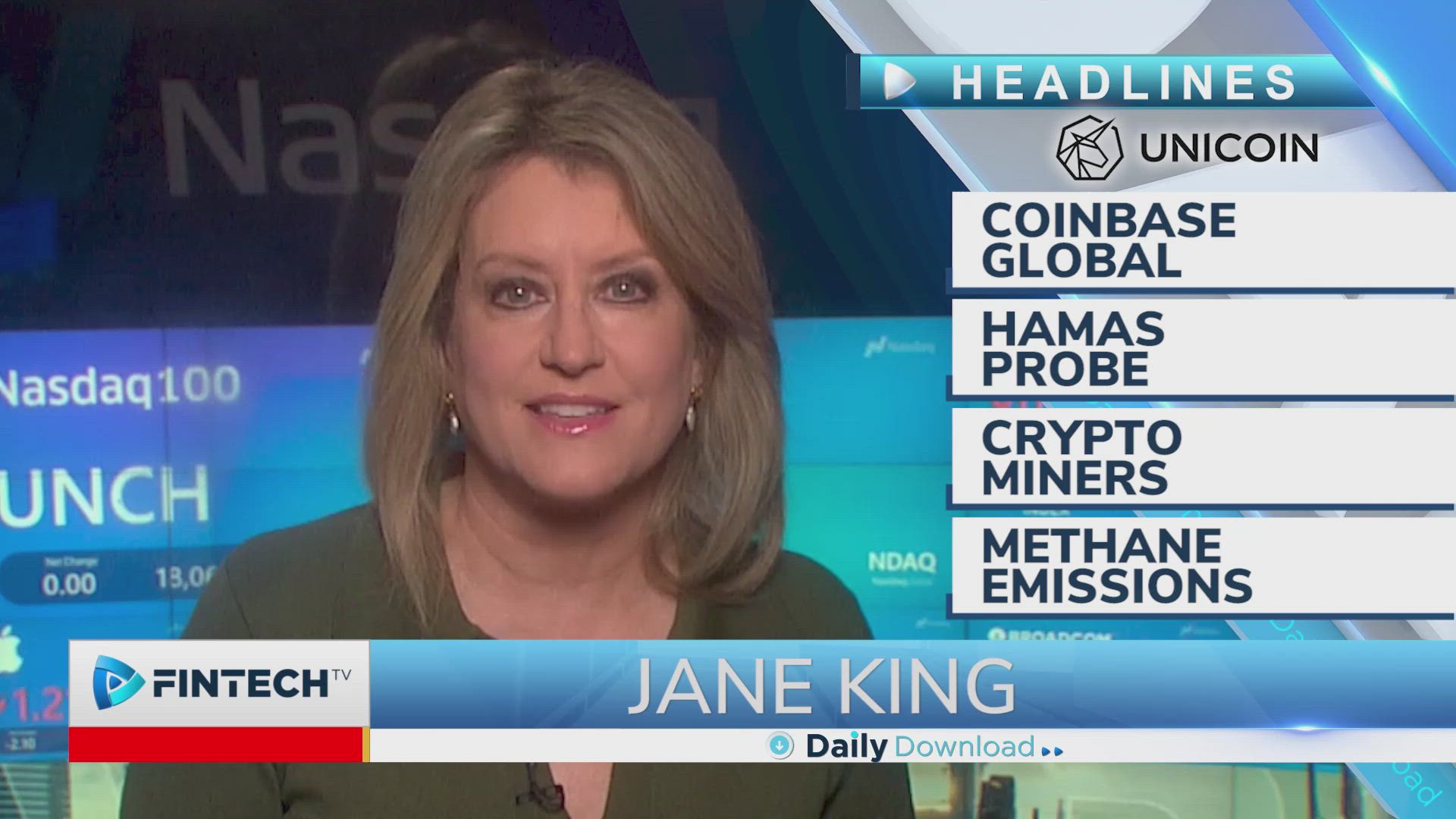 Coinbase global, Hamas probe, Crypto miners, Methane emissions