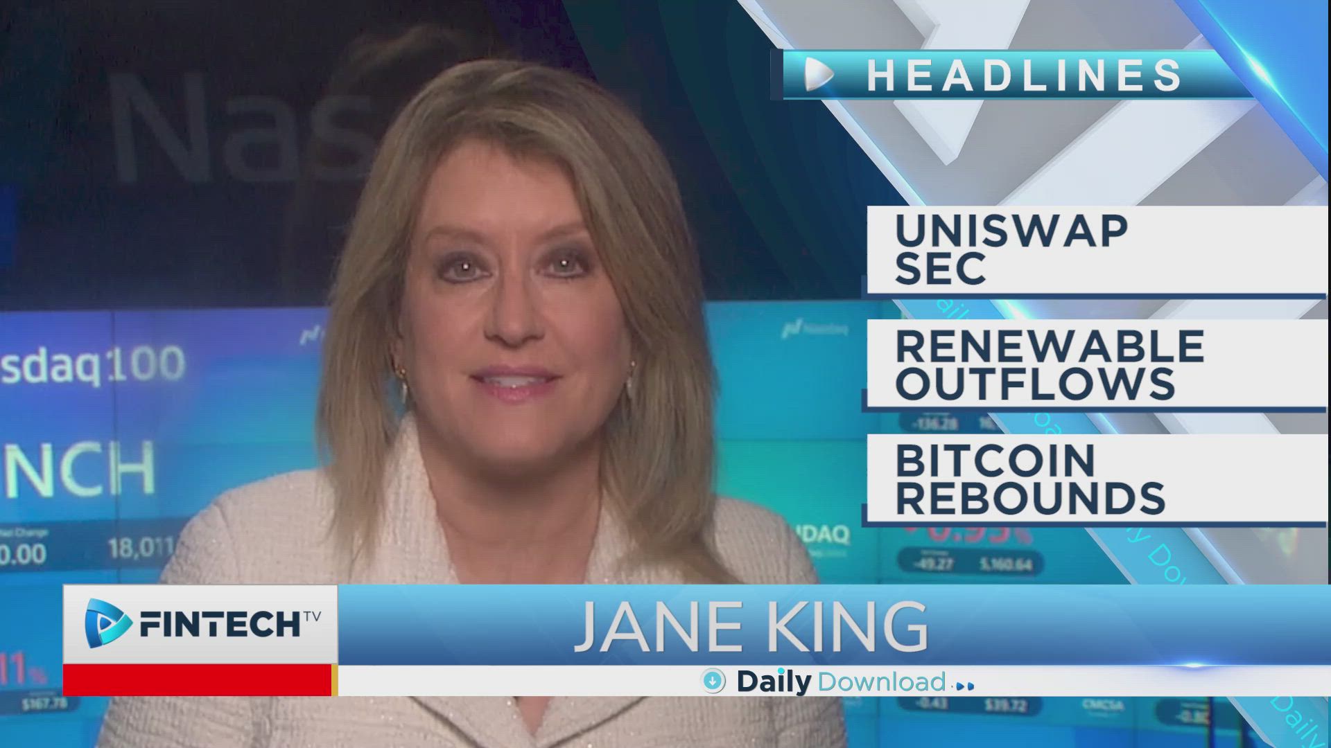 Uniswap SEC, Renewable Outflows, Bitcoin Rebounds