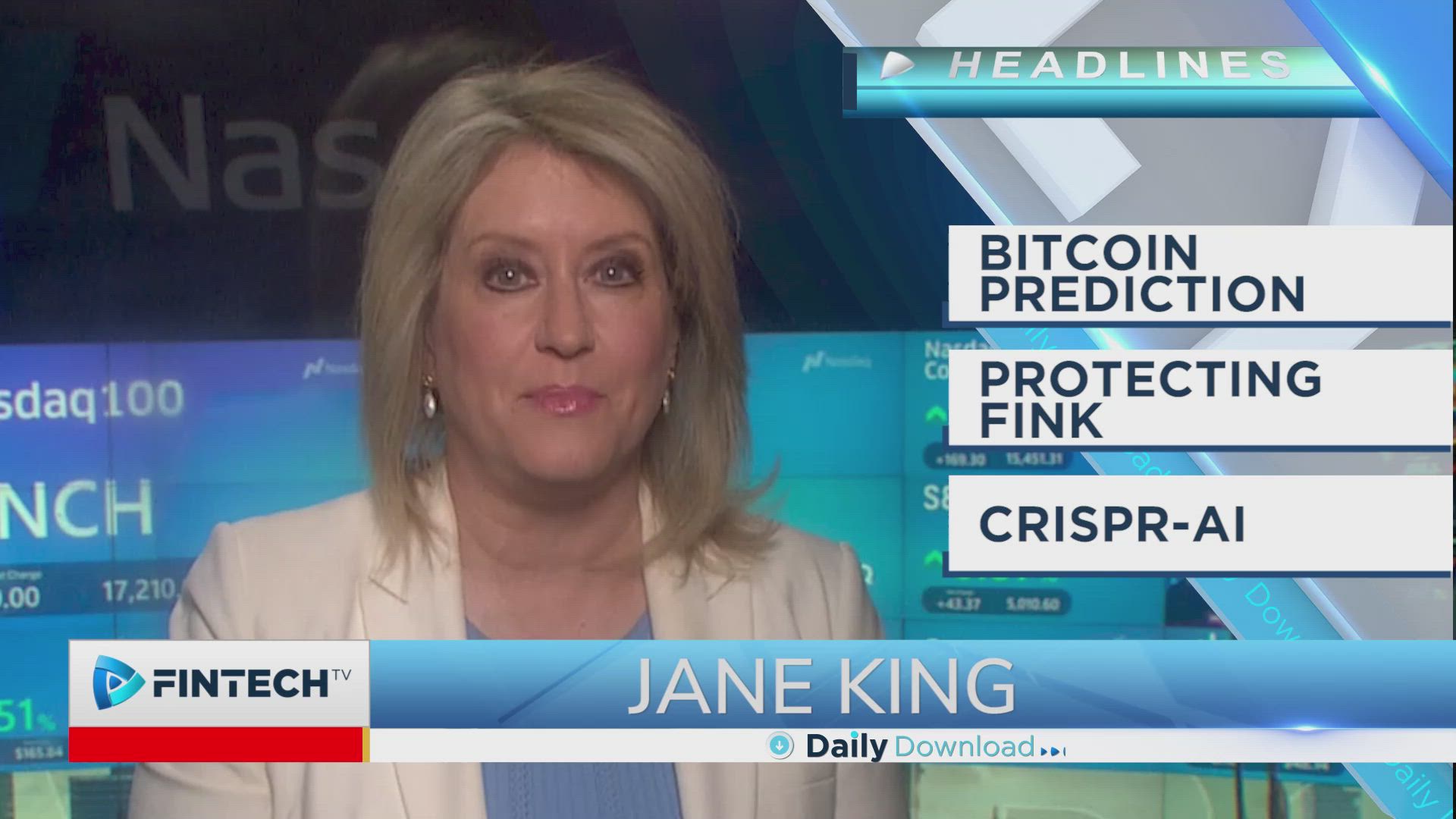 Bitcoin prediction, protecting Fink, CRISPR-AI