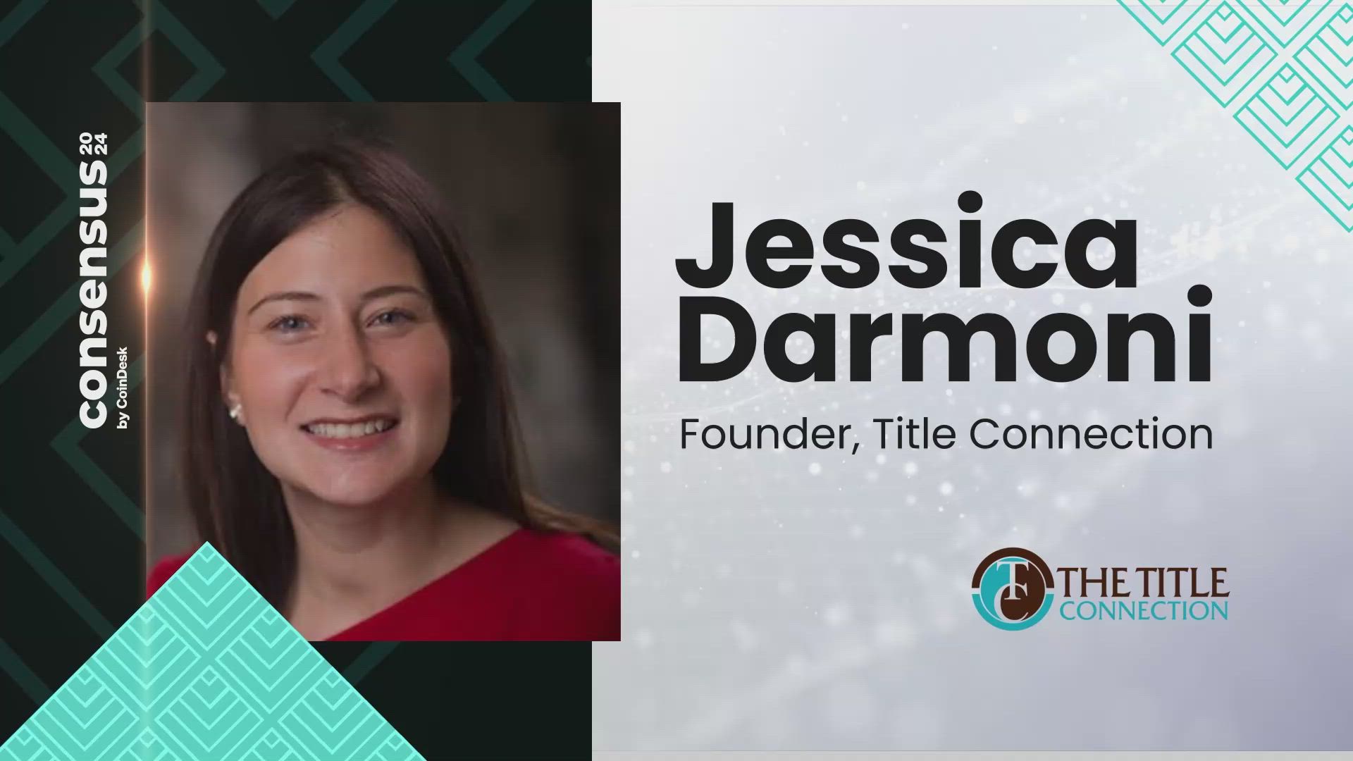 Creating safe data practices using crypto and AI with Jessica Darmoni, Founder of Title Connection
