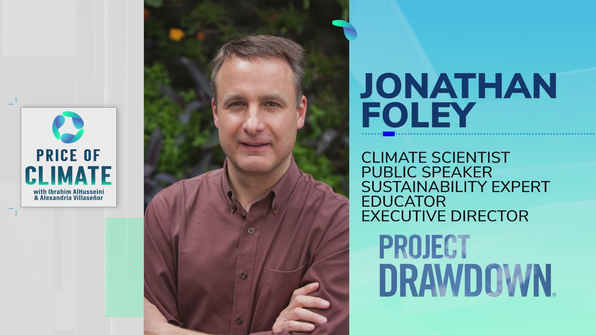 Jonathan Foley, Executive Director of Project Drawdown