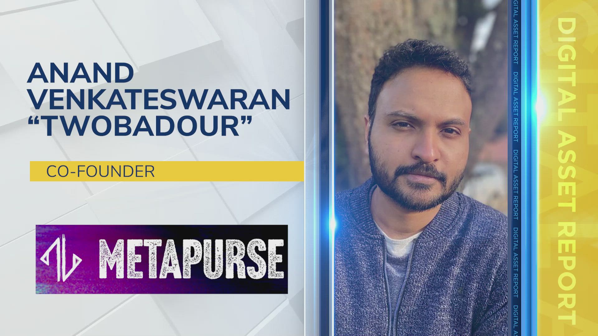 Buyers of the $69M Beeple: Anand Venkateswaran (Twobadour), Co-Founder of Metapurse