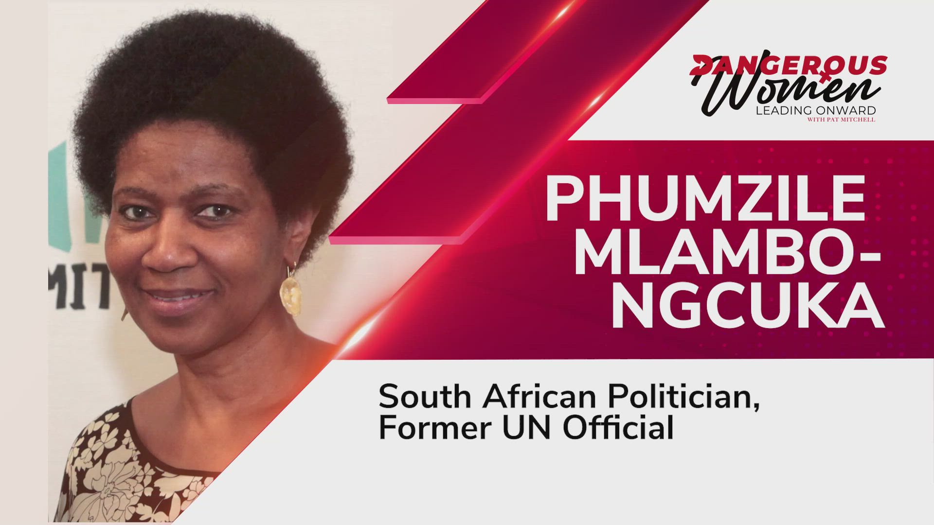 Phumzile Mlambo-Ngcuka, South African Politician and Former UN Official