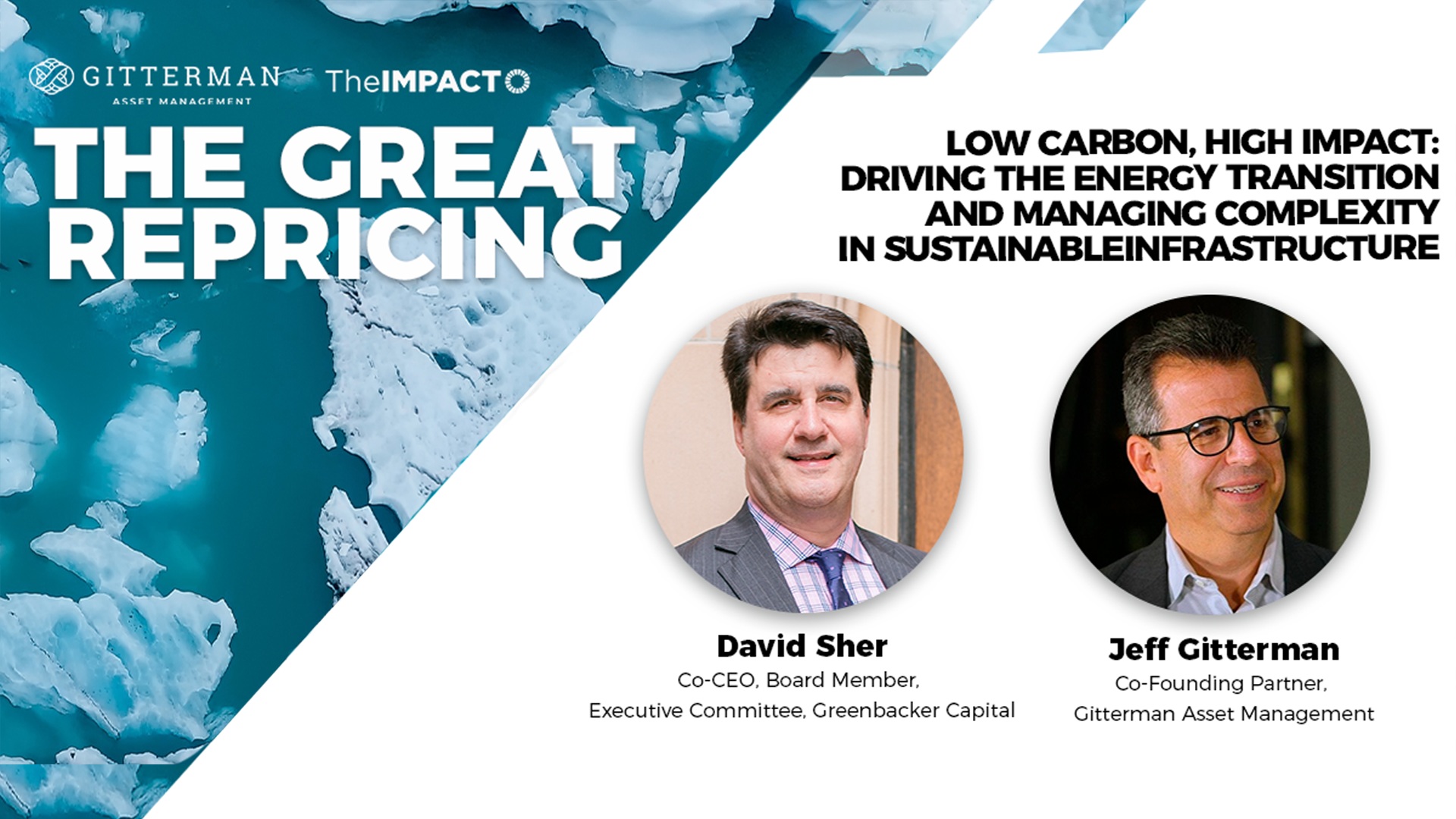 David Sher, Co-CEO, Board Member, Executive Committee at Greenbacker Capital