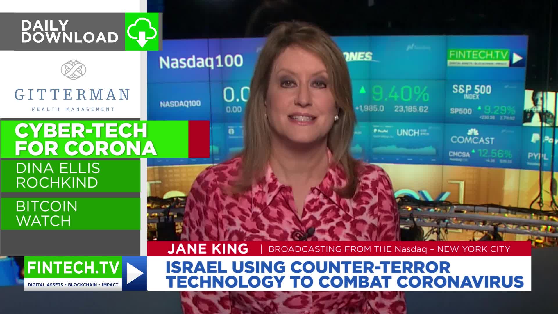 Daily Download: Cyber-tech For Corona And Bitcoin Watch