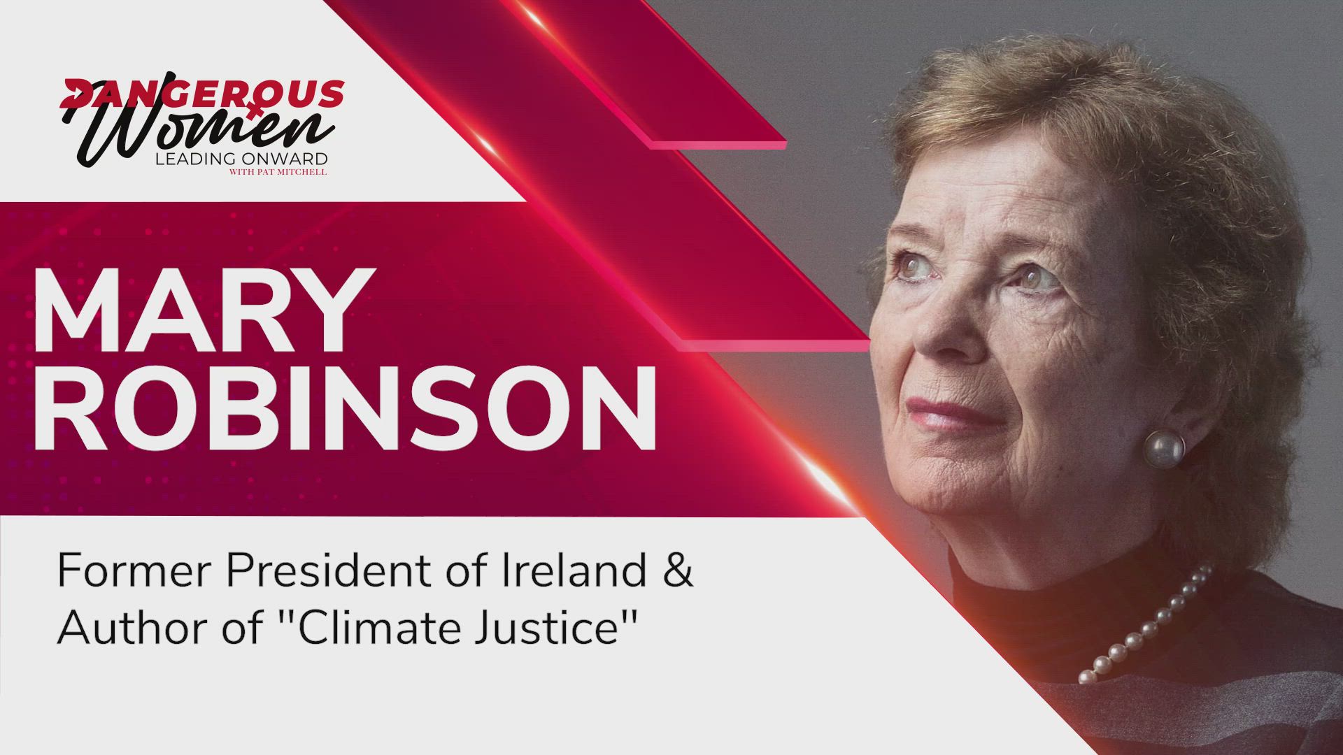 Mary Robinson, Former President of Ireland and Chair of The Elders at COP26