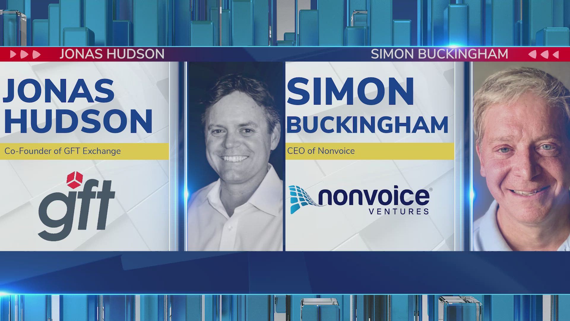 Jonas Hudson of GFT Exchange & Simon Buckingham of Nonvoice Ventures