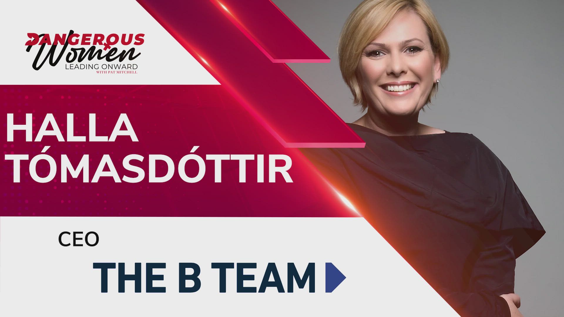 Halla Tomasdottir, CEO of The B Team