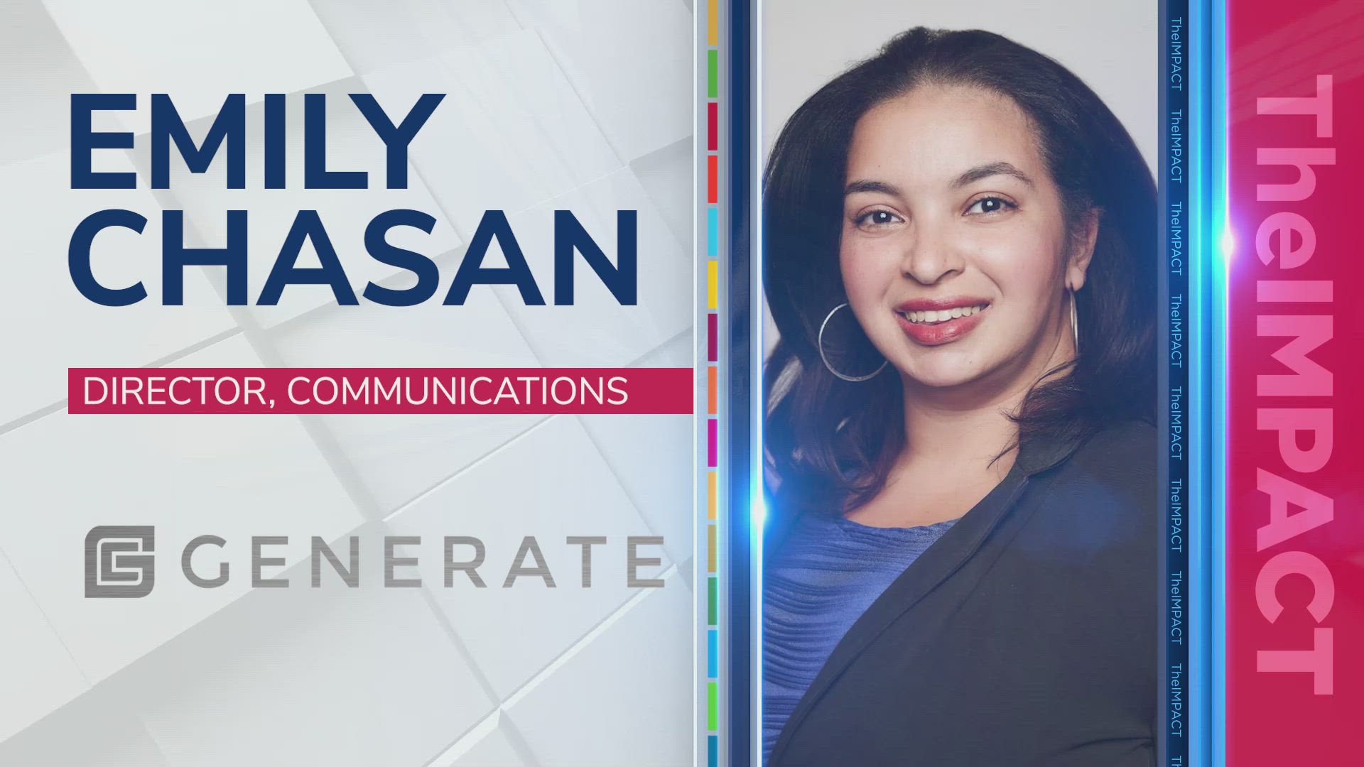 Emily Chasan, Director of Communications at Generate Capital