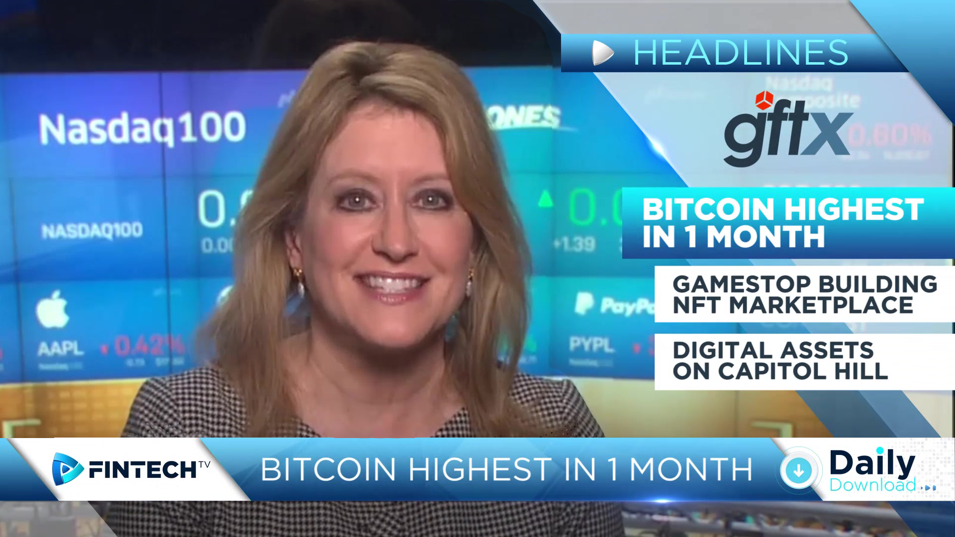 Daily Download on Bitcoin, GameStop NFT, Senate Hearing on Digital Assets