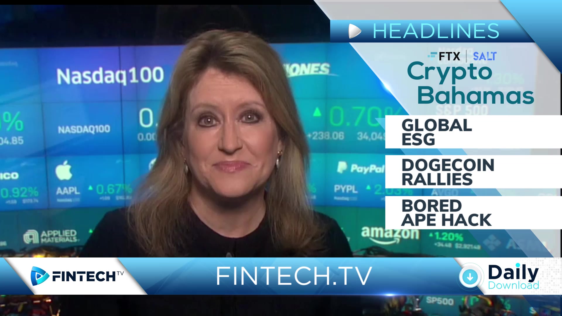 Crypto Bahamas, ESG Reporting, Dogecoin Prices, Bored Ape Hacked