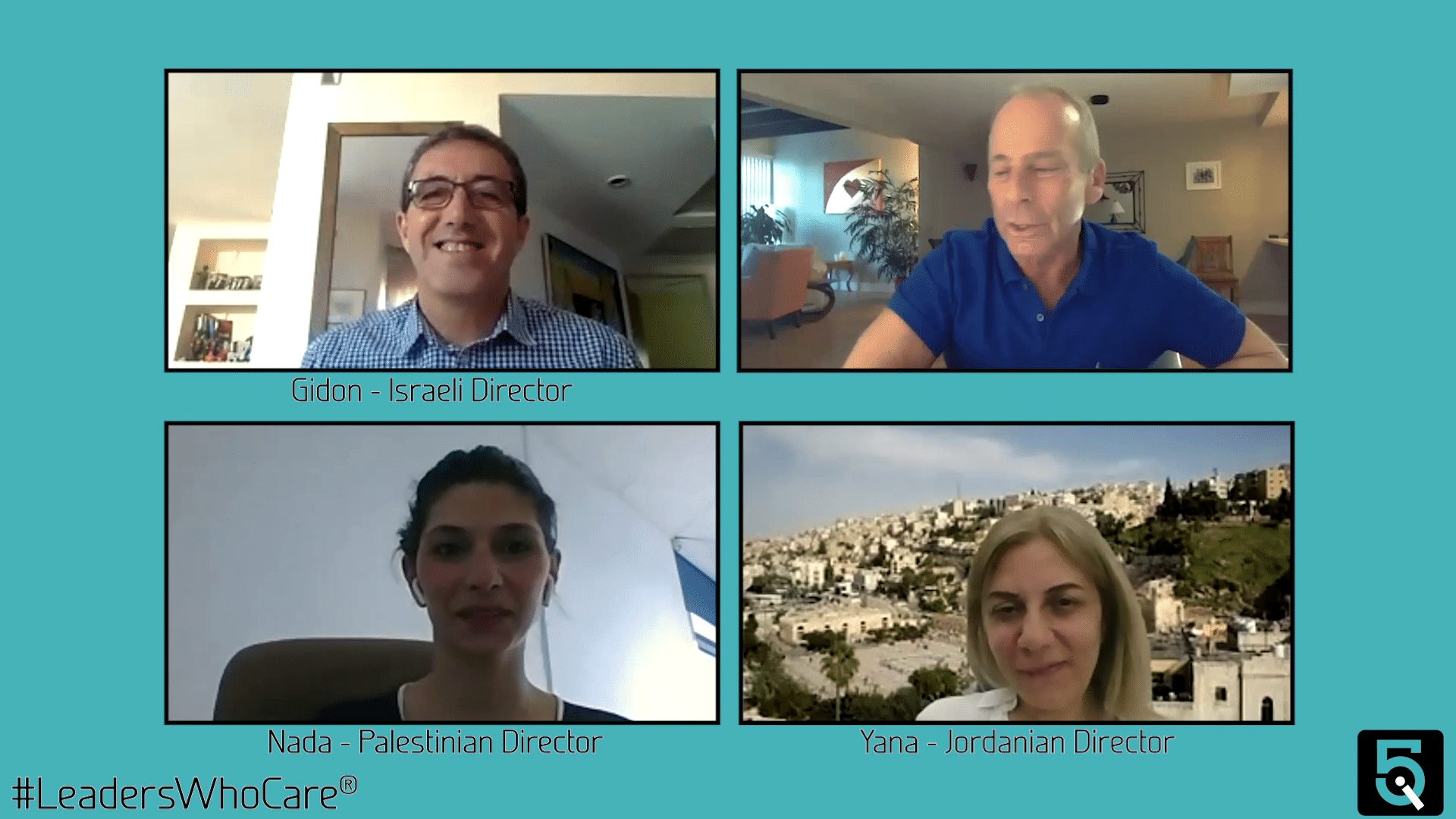 Leaders Who Care® Nada Majdalani, Yanu Abu-Taleb, Gidon Bromberg_Influencers