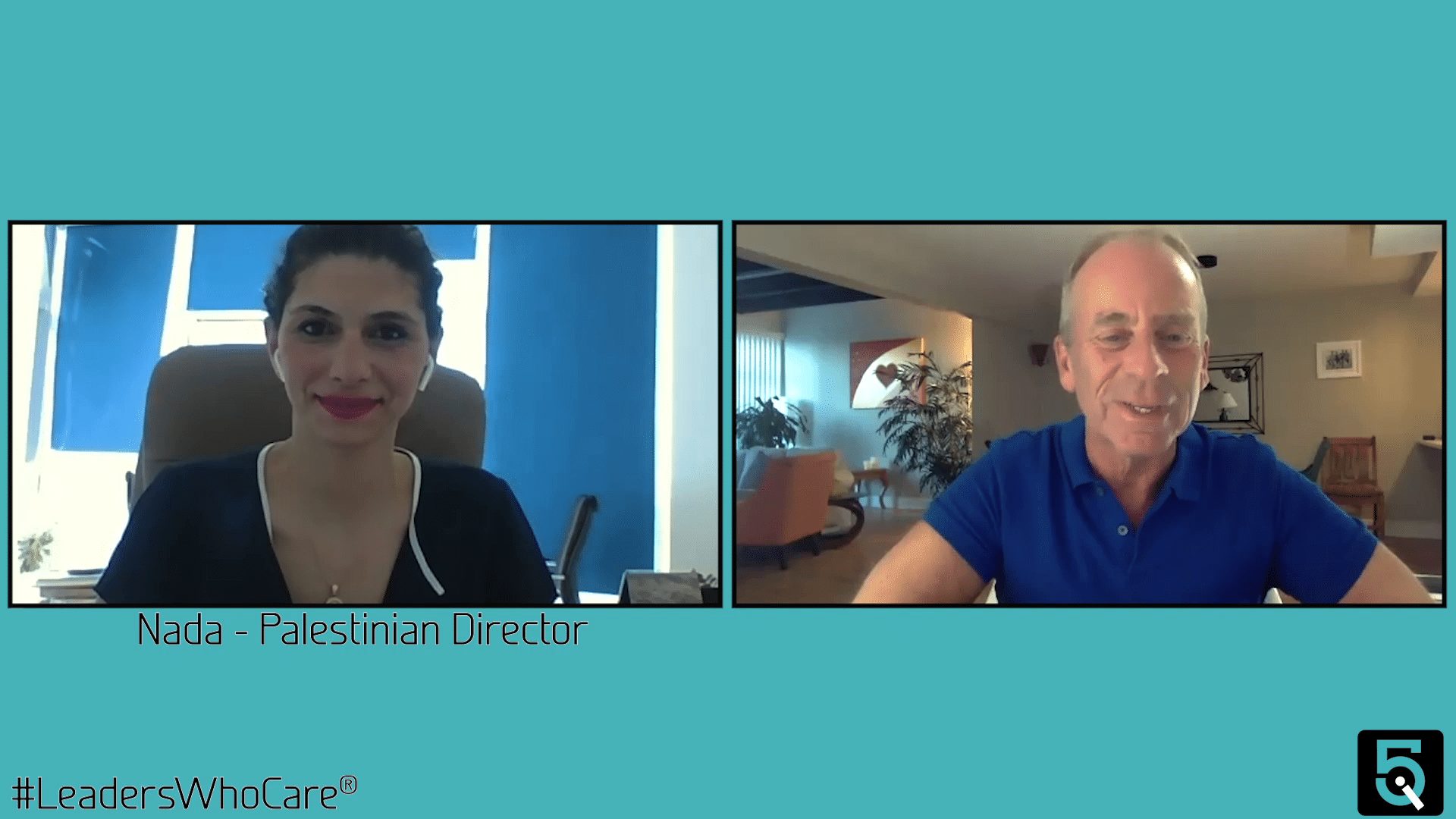 Leaders Who Care® Nada Majdalani, Palestine, Yana Abu-Taleb. Jordan, Gidon Bromberg, Israel, EcoPeace Middle East