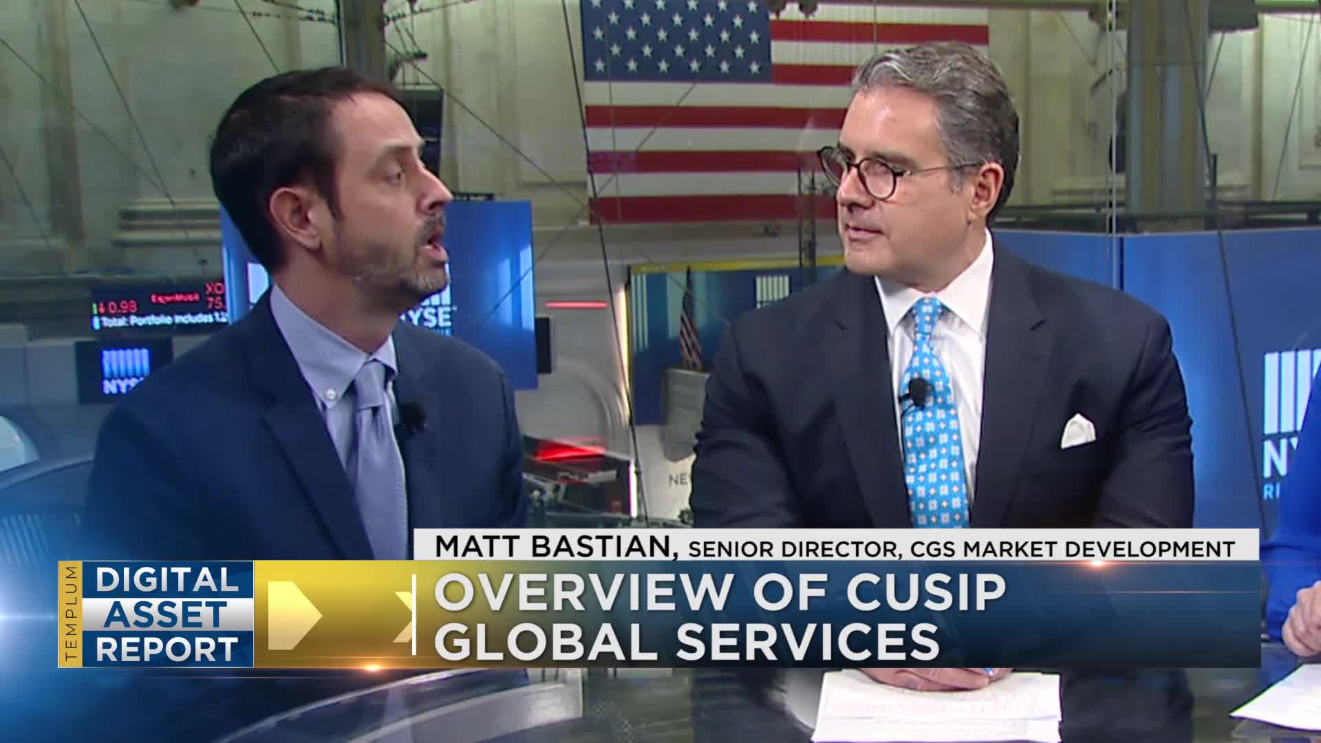Matt Bastian, Senior Director, CUSIP Global Services