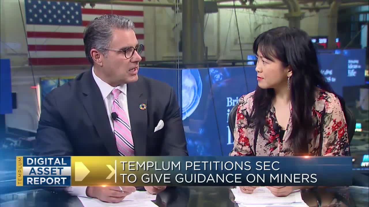 DC HEADLINES: Templum Petitions SEC to Give Guidance on Miners