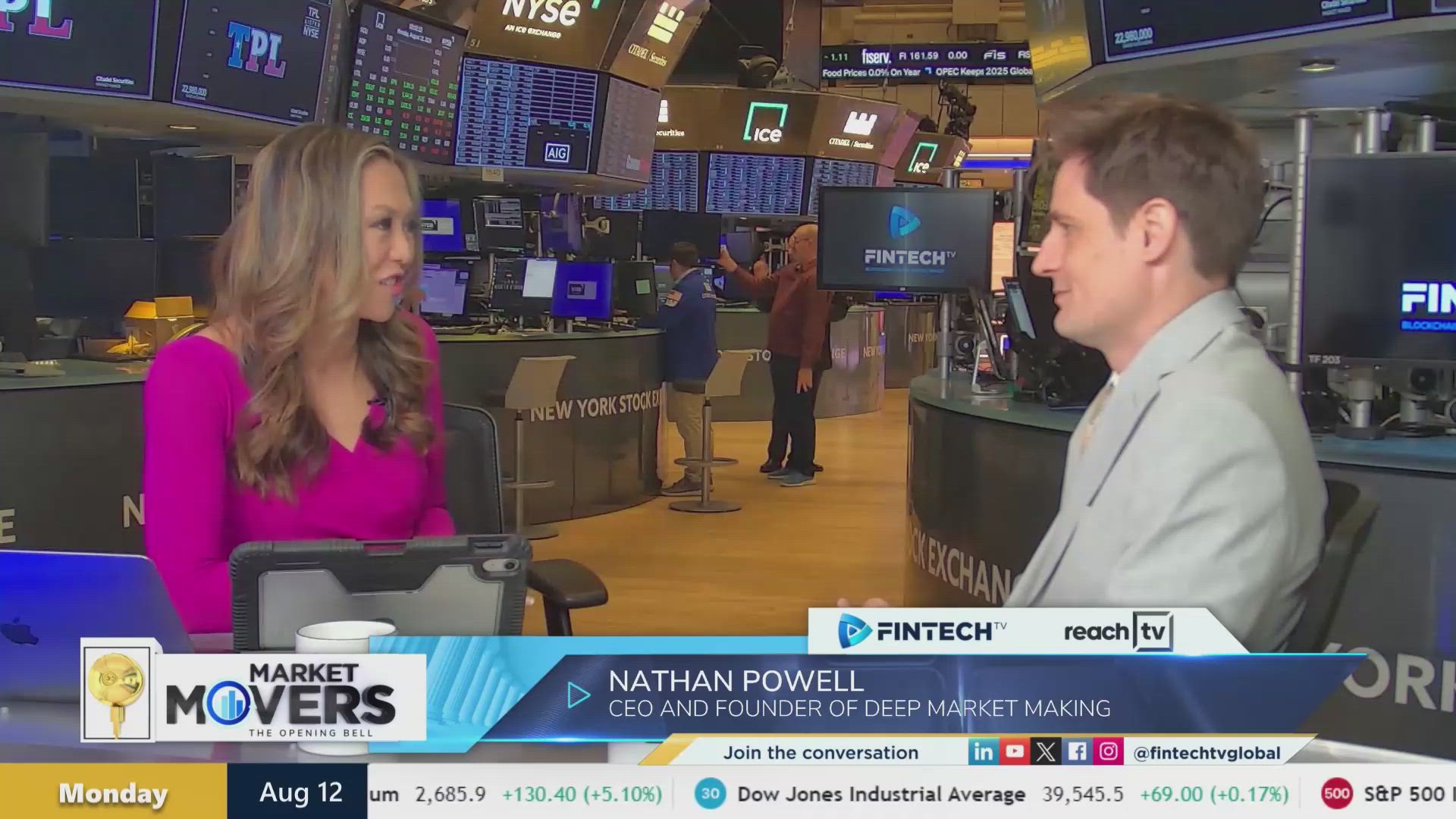 Crypto market trends and Blockchain innovation with Nathan Powell, CEO and Founder, Deep Market Making