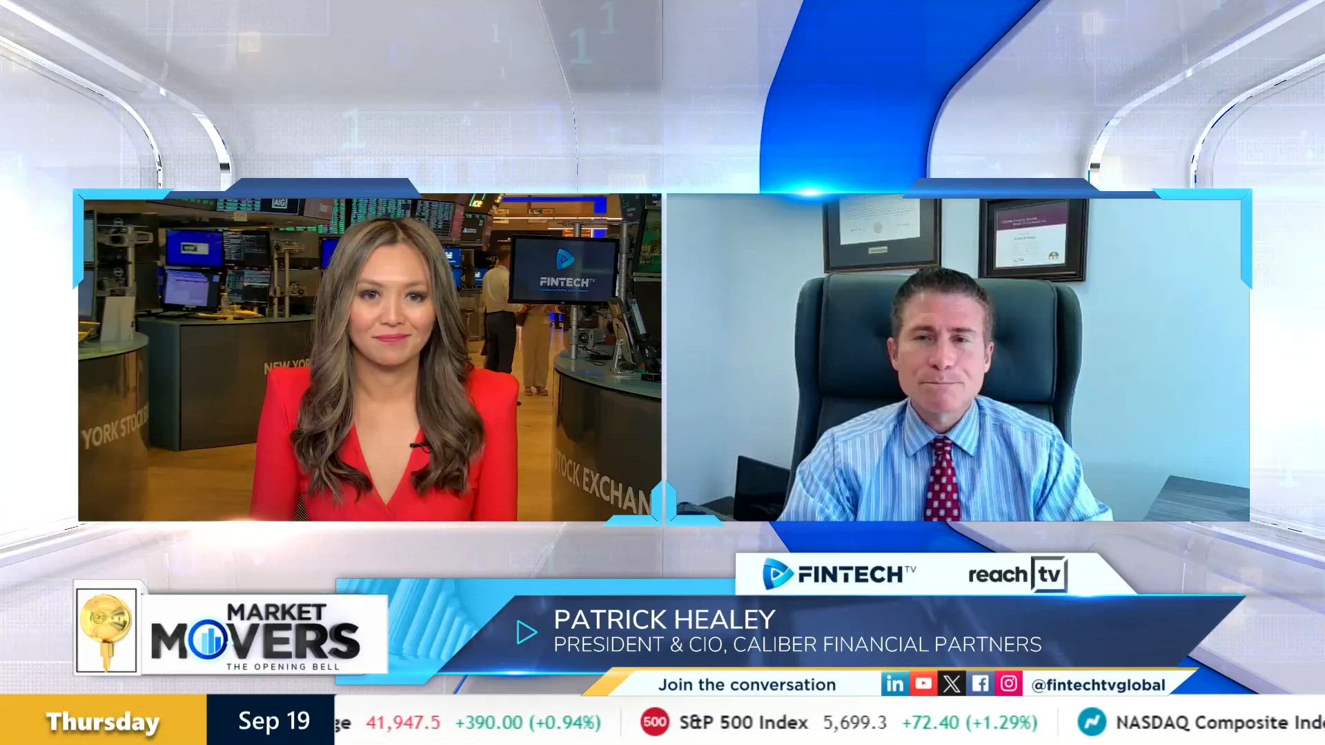Exploring market reactions following the Fed rate cut with Patrick Healey, President & CIO, Caliber Financial Partners