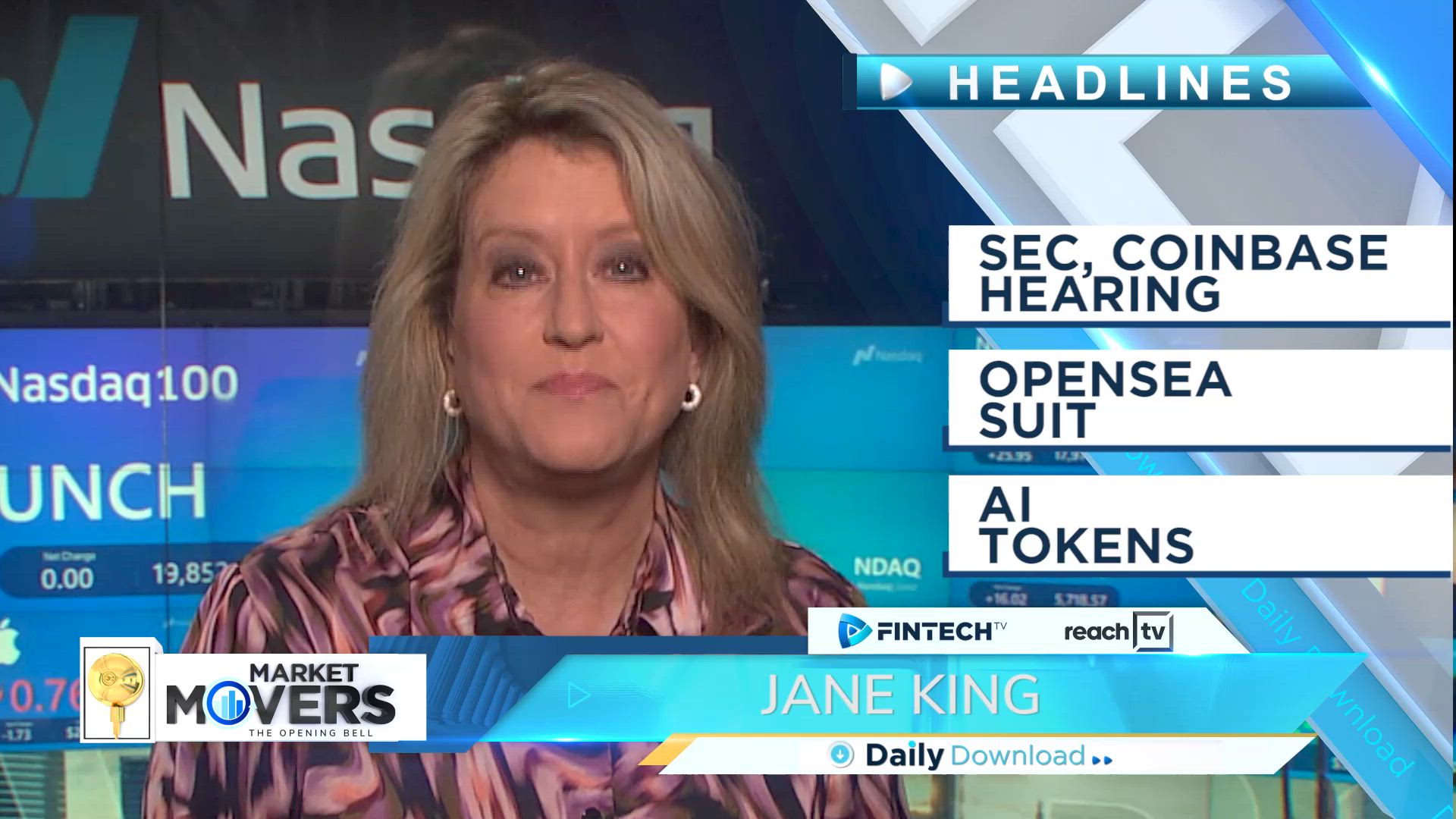SEC, Coinbase Hearing, Opensea Suit, AI Tokens