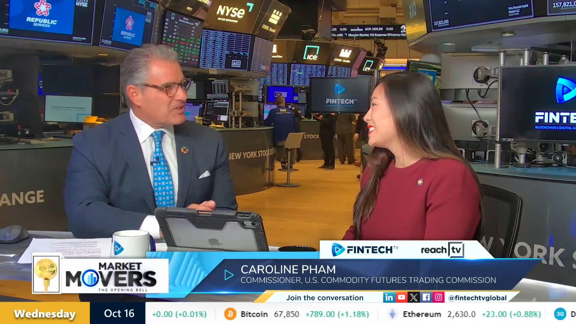 How the CFTC is advancing tokenized market infrastructure & creating the digital asset taxonomy with Caroline Pham, Commissioner, US Commodity Futures Trading Commission