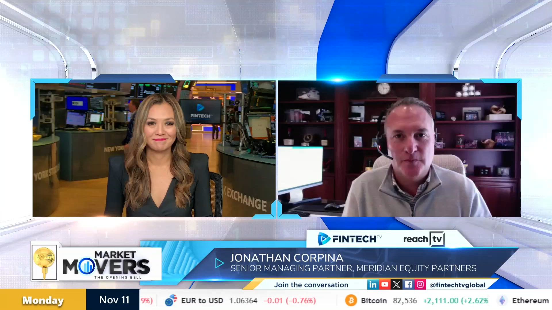 Dow & S&P rise amid Fed easing: insights from Jonathan Corpina, Senior Managing Partner, Meridian Equity Partners