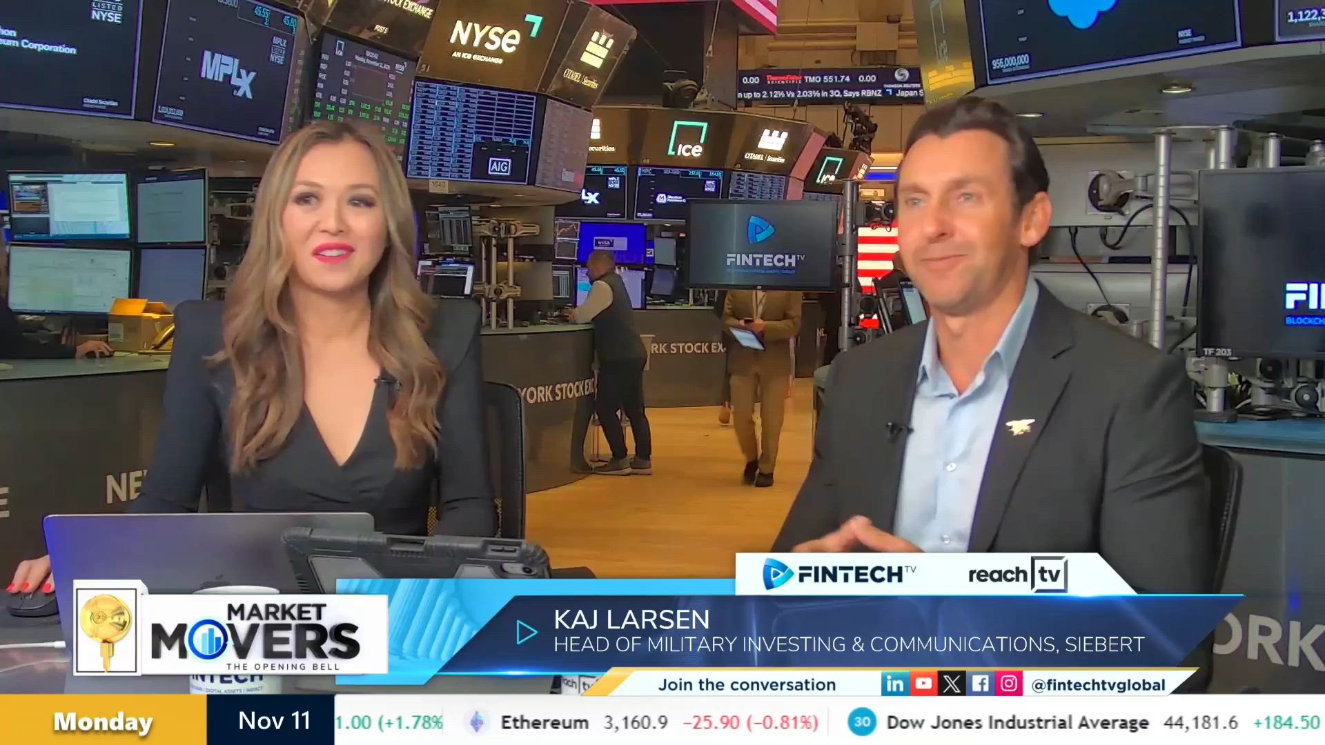 Supporting veteran investors: Siebert’s mission on Veterans Day with Kaj Larsen, Head of Military Investing & Communications, Siebert