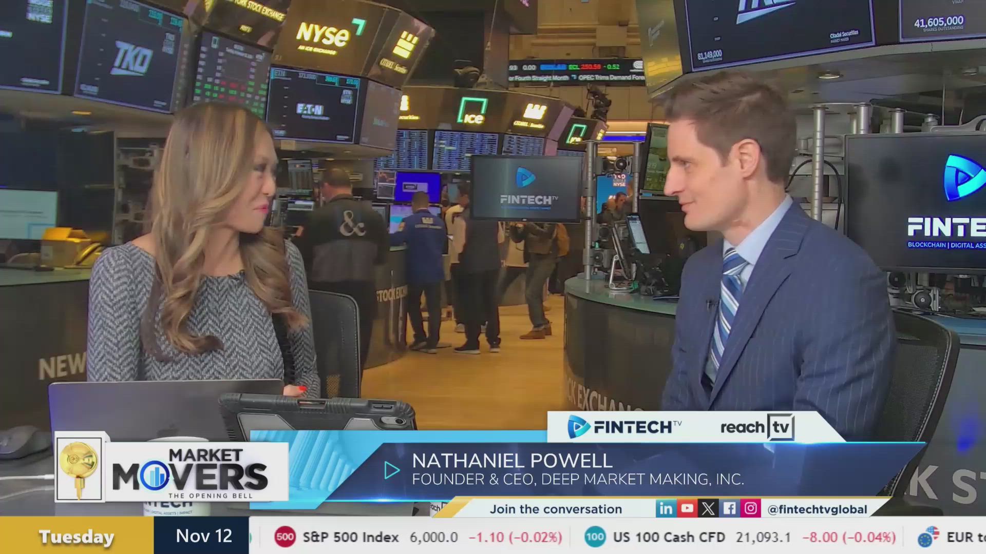 Market peaks and corporate bond confidence with Nathaniel Powell, Founder & CEO, Deep Markets Making Inc