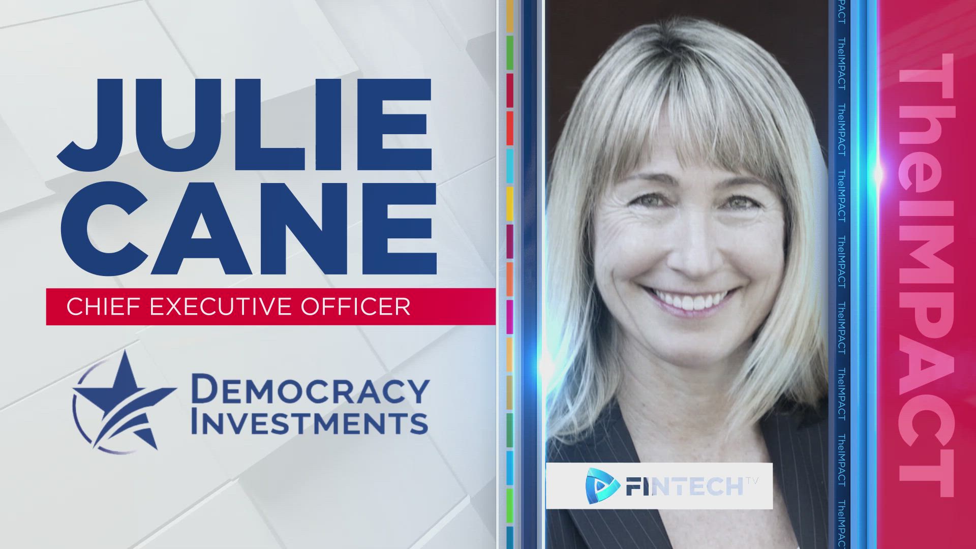 Providing investment strategies that grow democracy with Julie Cane, Chief Executive Officer at Democracy Investments