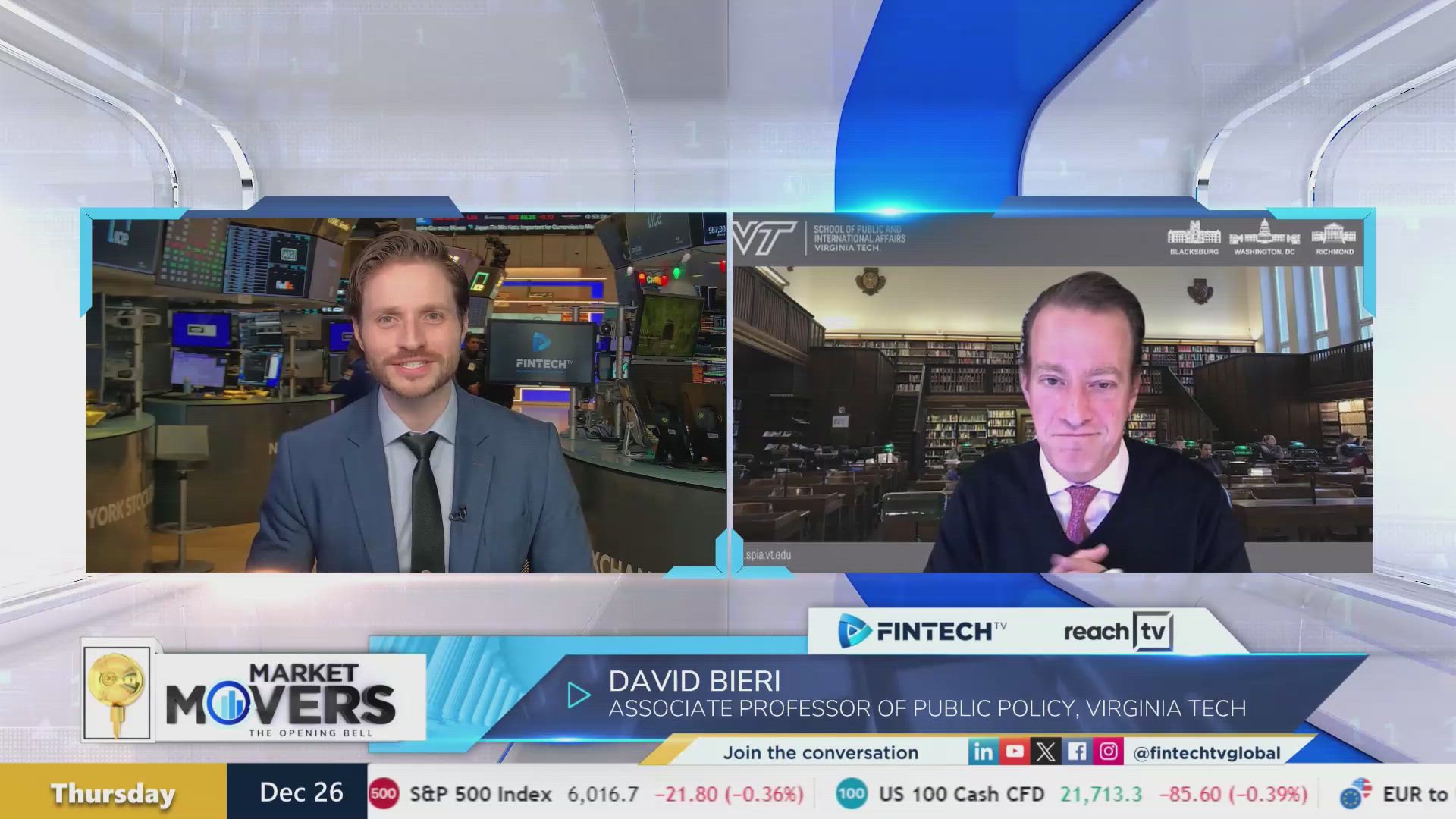 Assessing Fed monetary policies for 2025 with David Bieri, Associate Professor of Public Policy at Virginia Tech