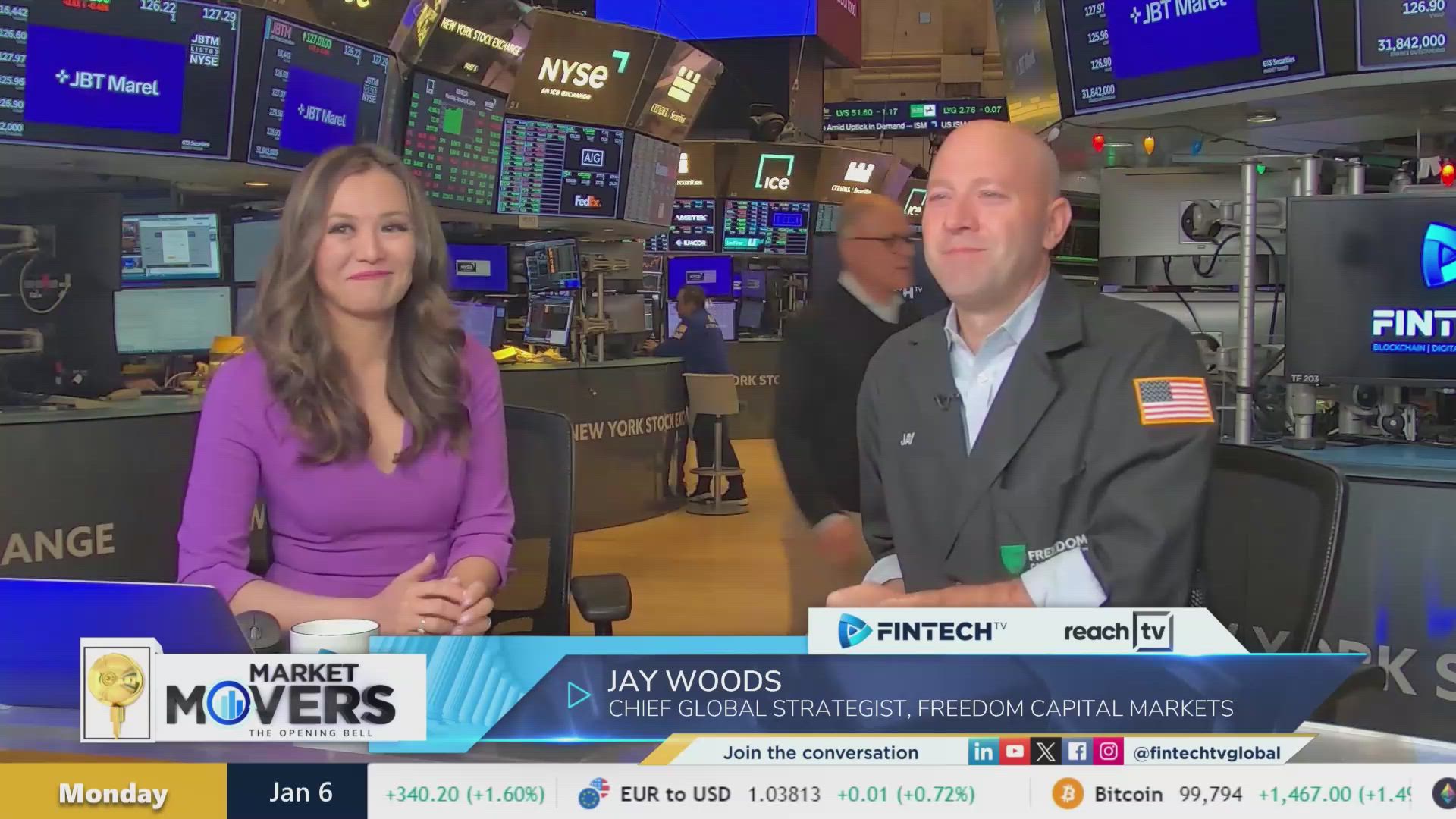 Chip stocks drive gains: will markets continue 2024 success? with Jay Woods, Chief Global Strategist at Freedom Capital Markets