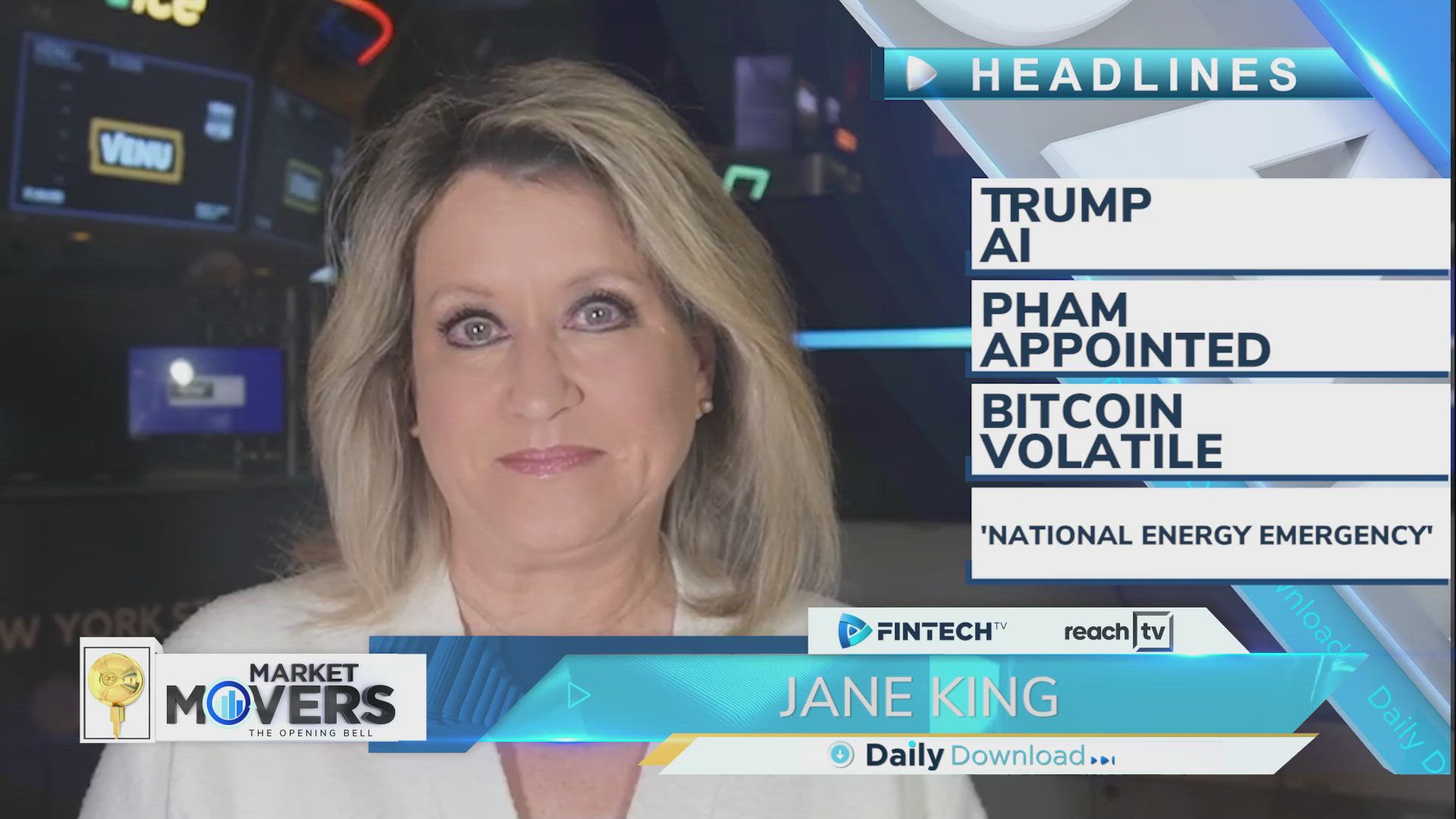 Trump AI, Pham appointed, Bitcoin volatile, ‘National energy emergency’