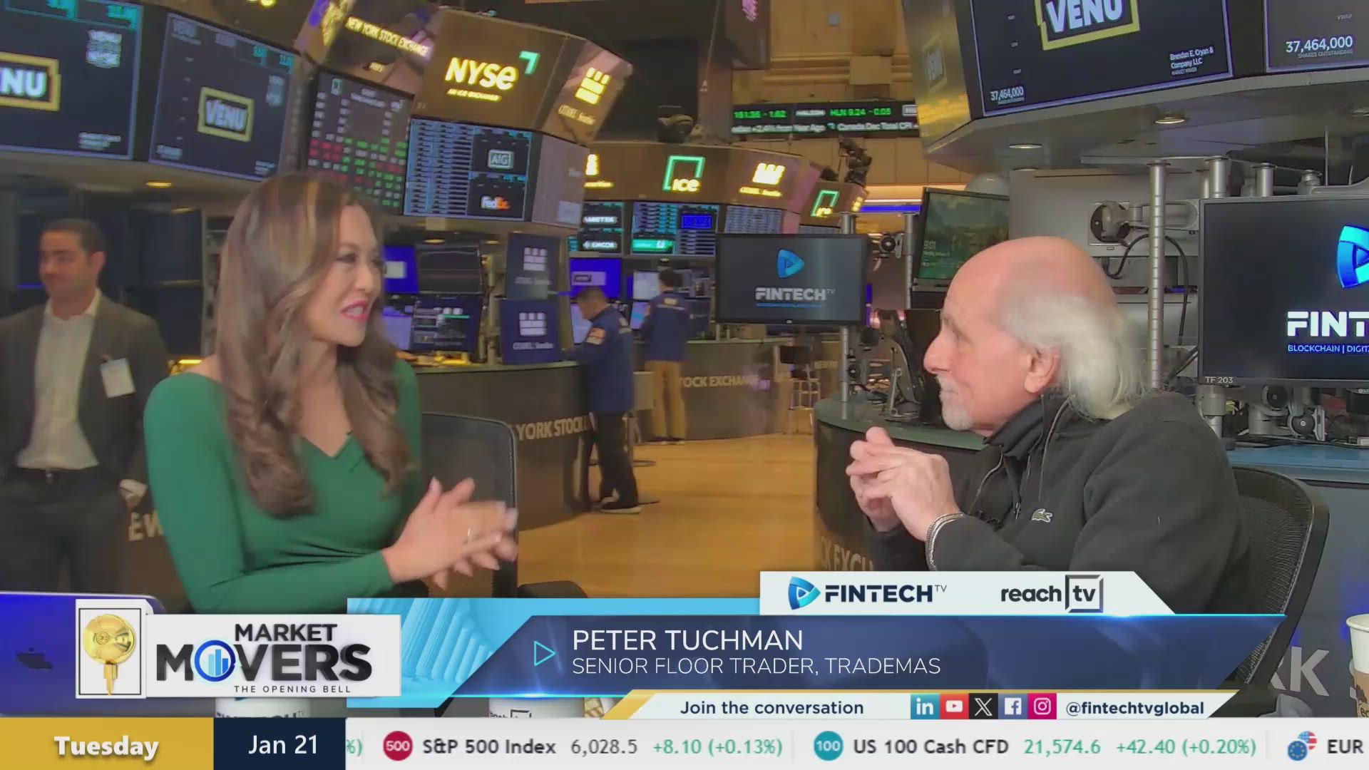 Peter Tuchman discusses market sentiments after Trump’s inauguration