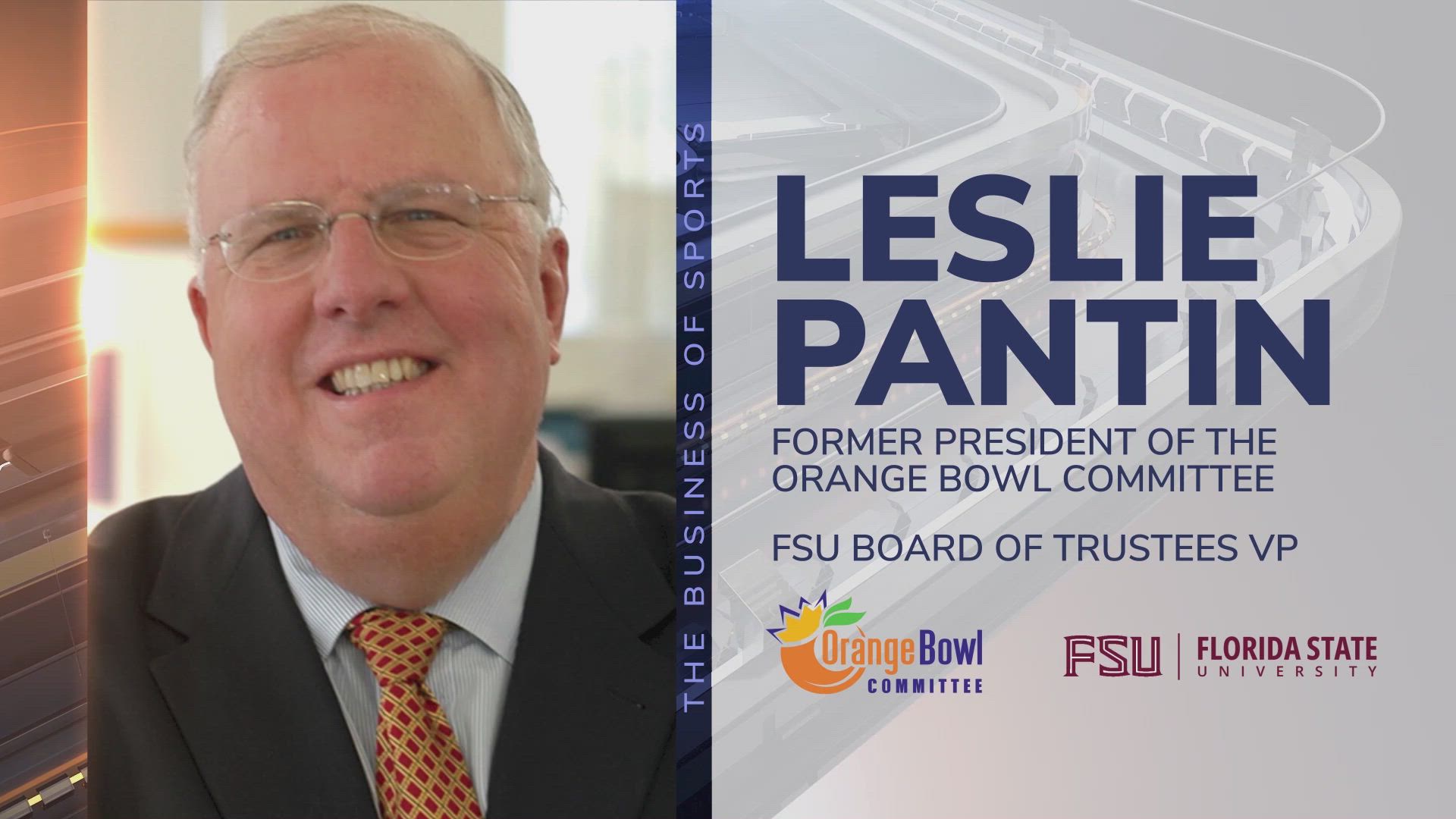 Generating tourism through football with Leslie Pantin, Former President of the Orange Bowl Committee and VP of the FSU Board of Trustees