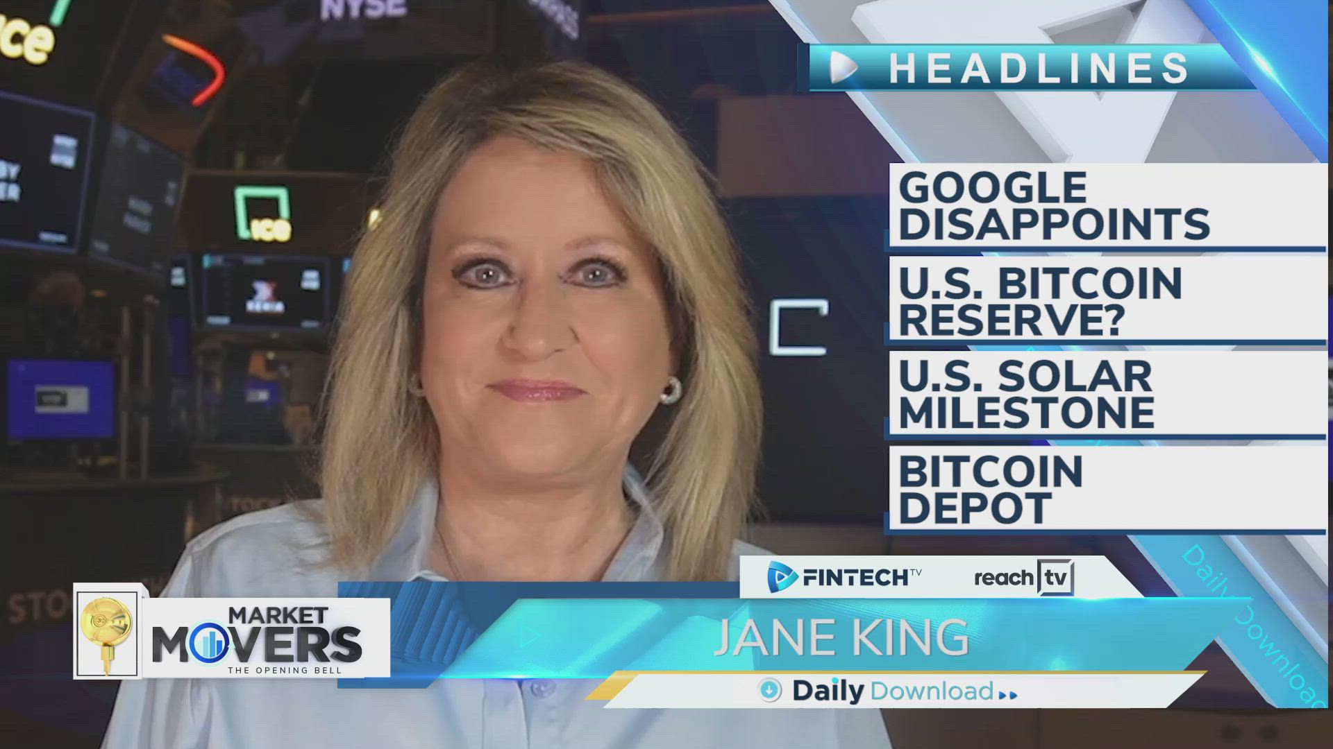 Google disappoints, U.S. Bitcoin reserve?, U.S. solar milestone, Bitcoin Depot