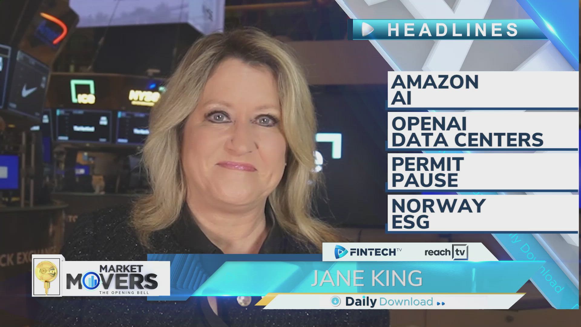 Amazon AI, OpenAI data centers, Permit pause, Norway ESG