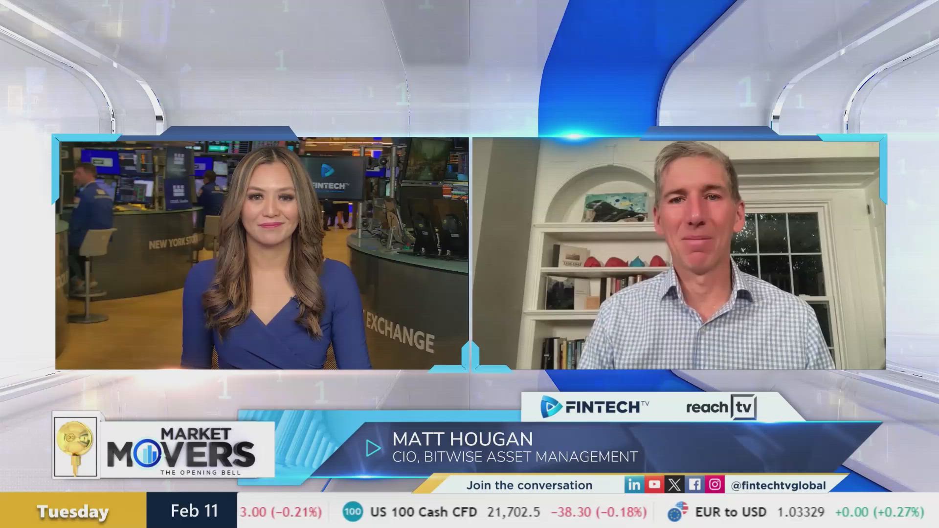 Regulatory catalysts drive rising adoption expectations | Matt Hougan, CIO of Bitwise Asset Management |