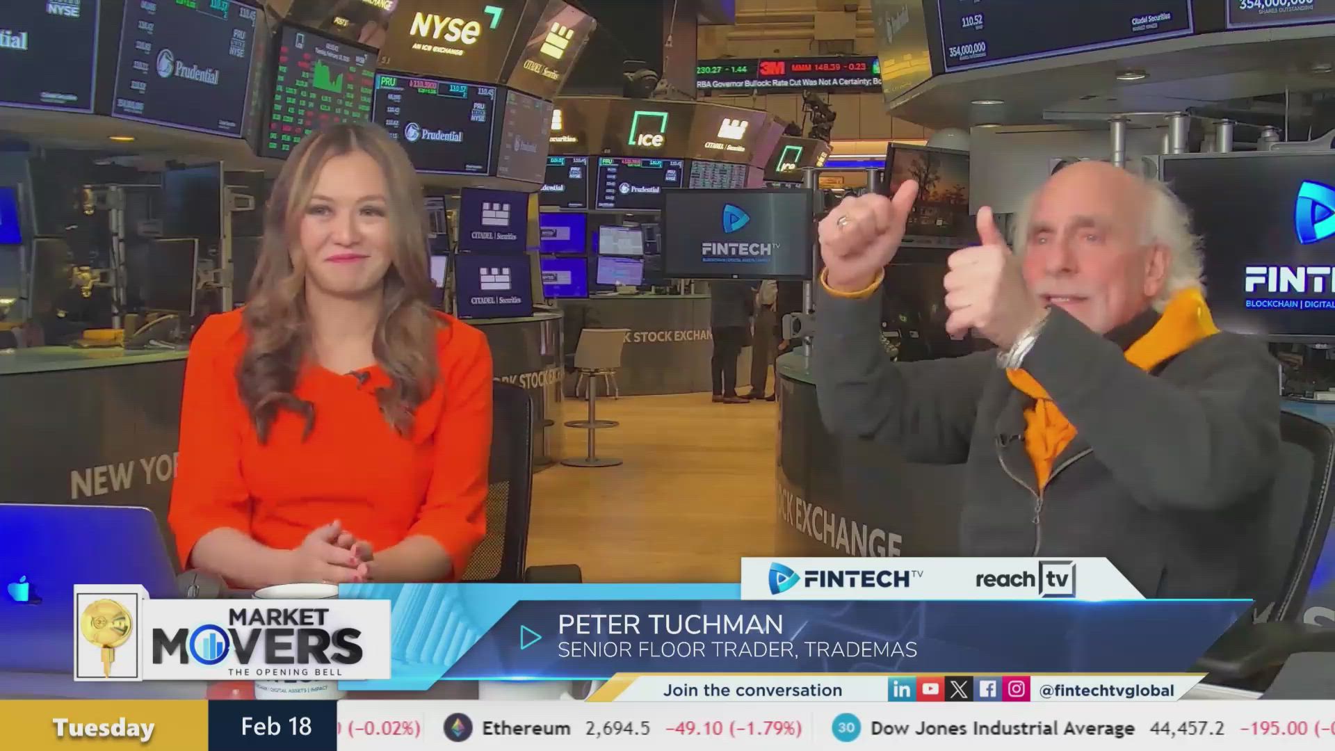 Markets navigating geopolitical uncertainty & Mag 7 weaknesses | Peter Tuchman, Senior Floor Trader @ TradeMas |